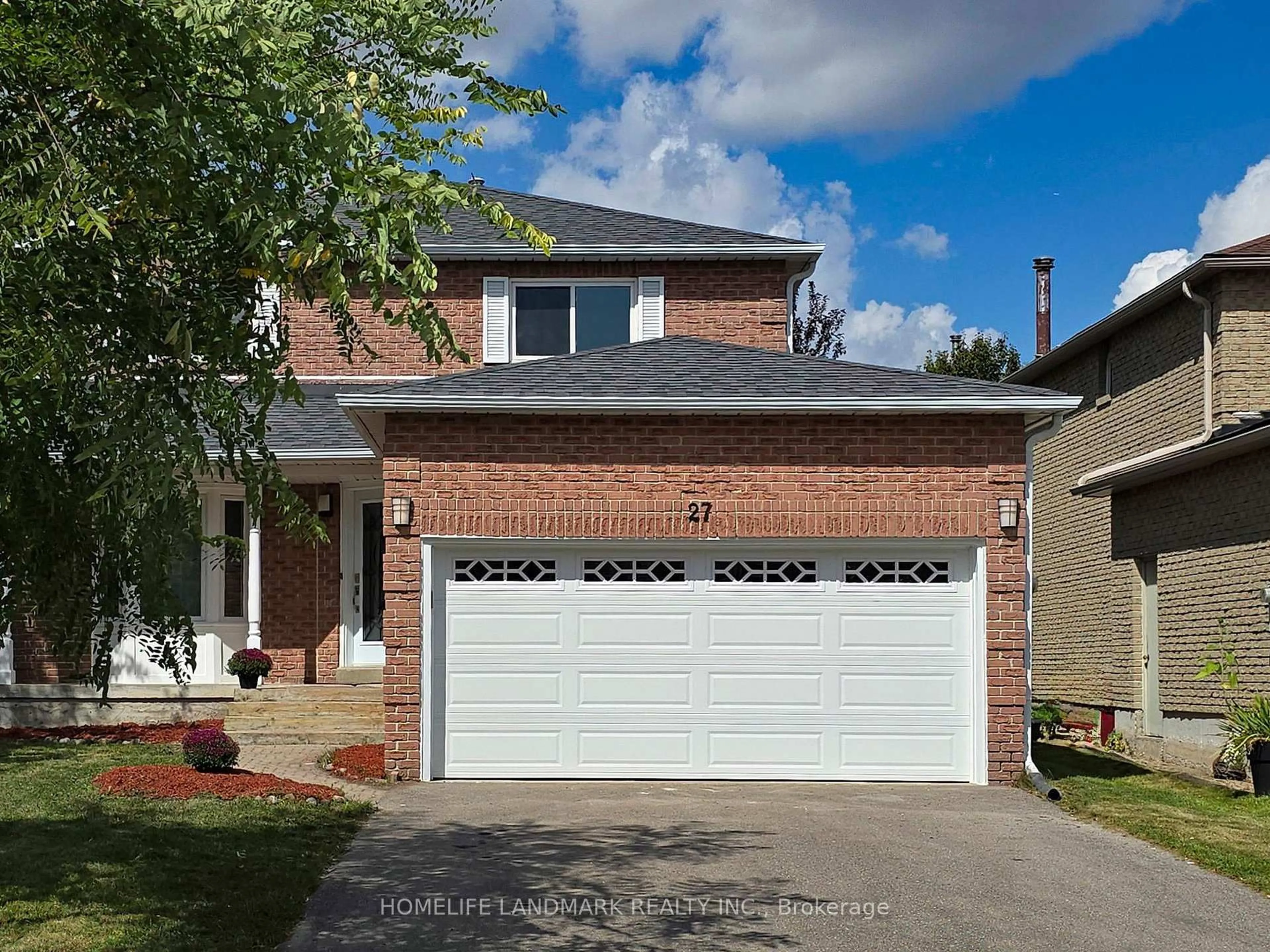 Home with brick exterior material, street for 27 Penny Cres, Markham Ontario L3P 5Y2
