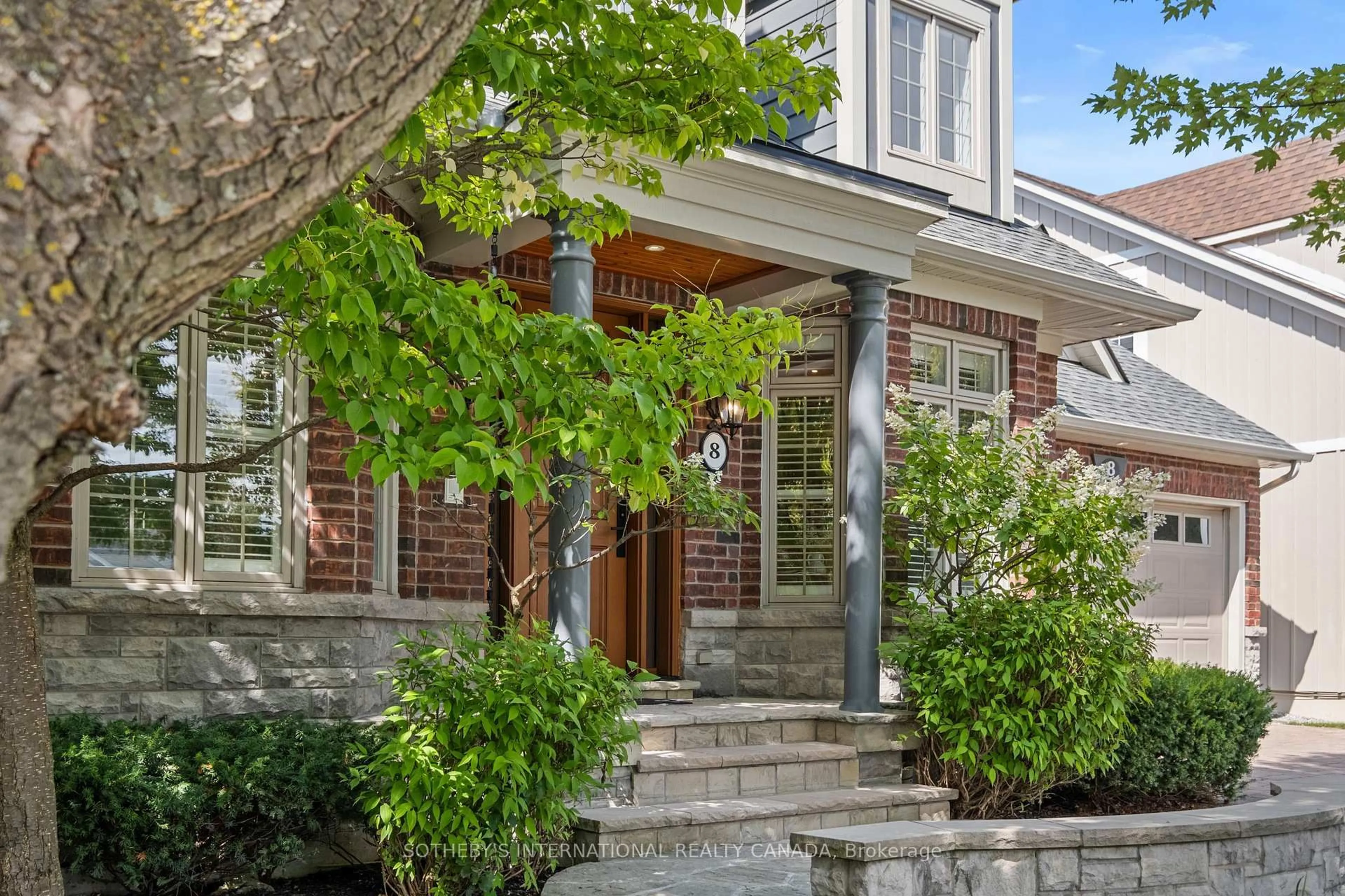 Home with brick exterior material, street for 8 Harper Hill Rd, Markham Ontario L6C 3B3