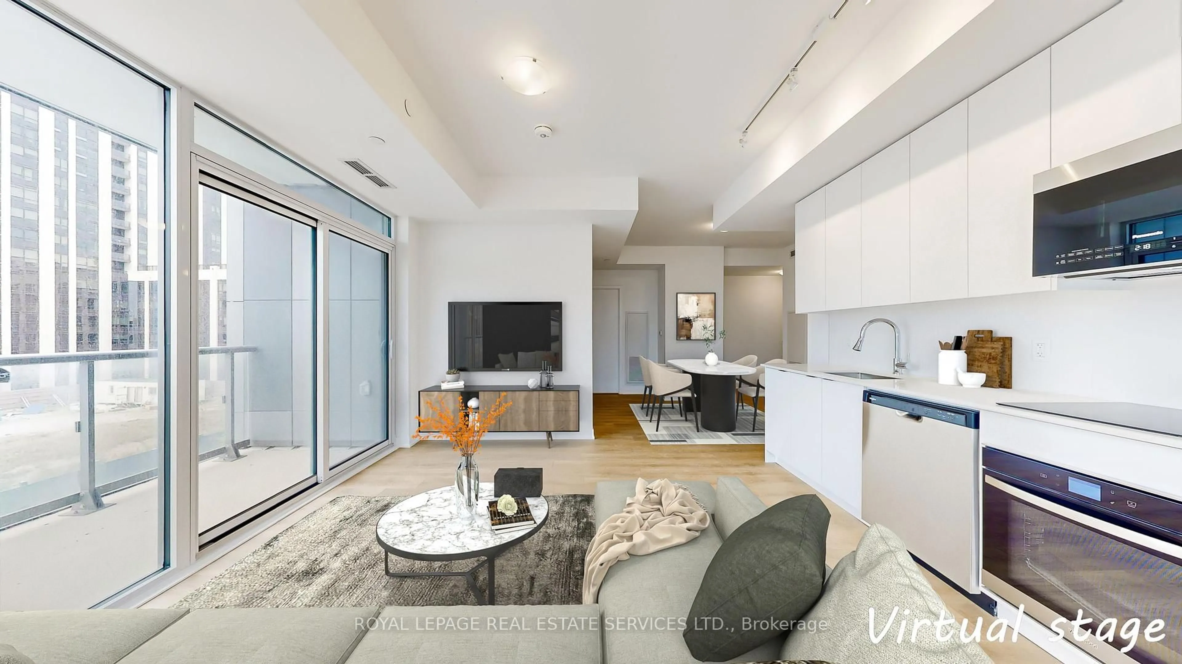 Living room with furniture, unknown for 474 Caldari Rd #314, Vaughan Ontario L4K 0R5