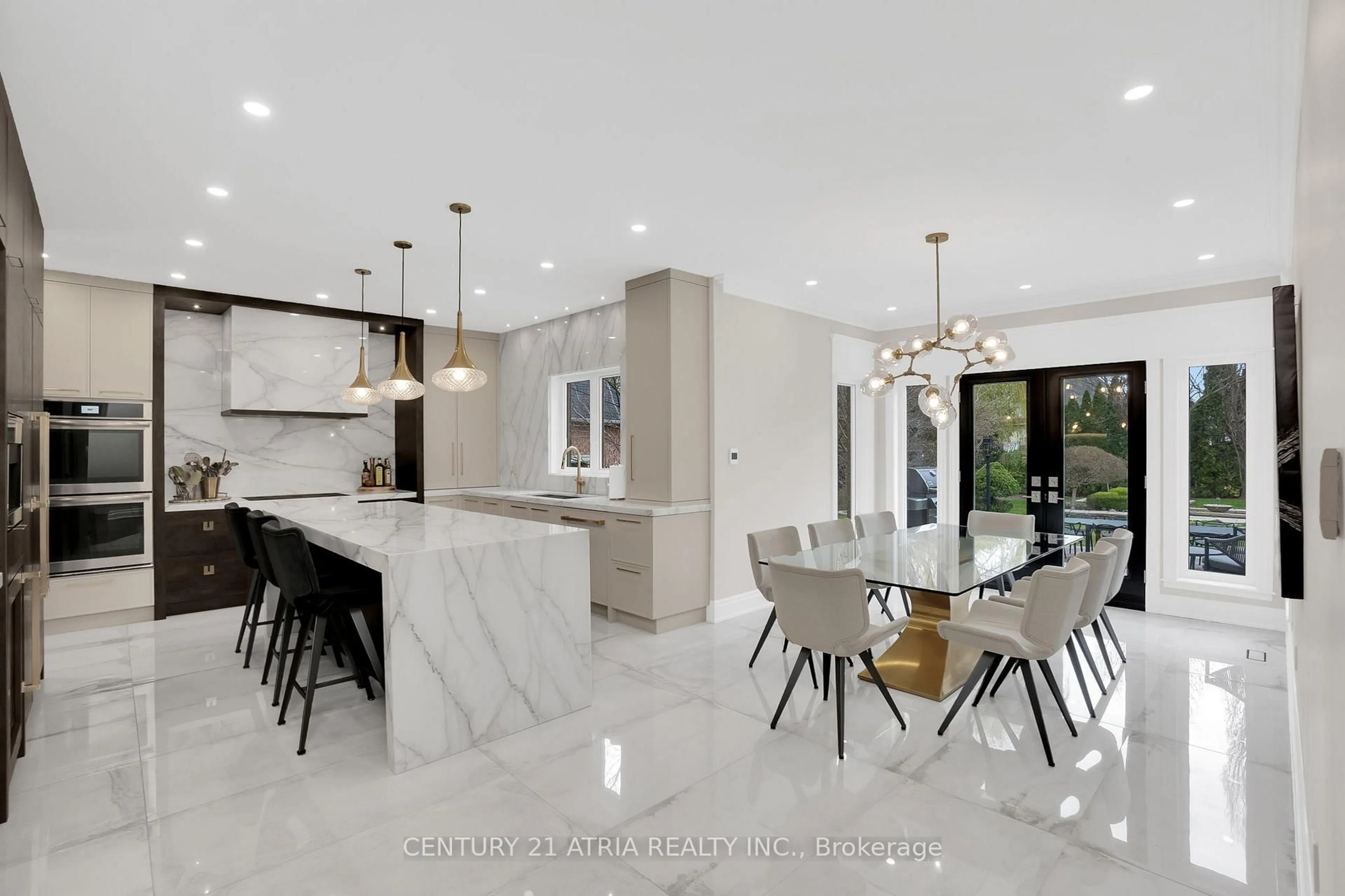 Contemporary kitchen, ceramic/tile floor for 56 Delia Pl, Vaughan Ontario L4L 8P6