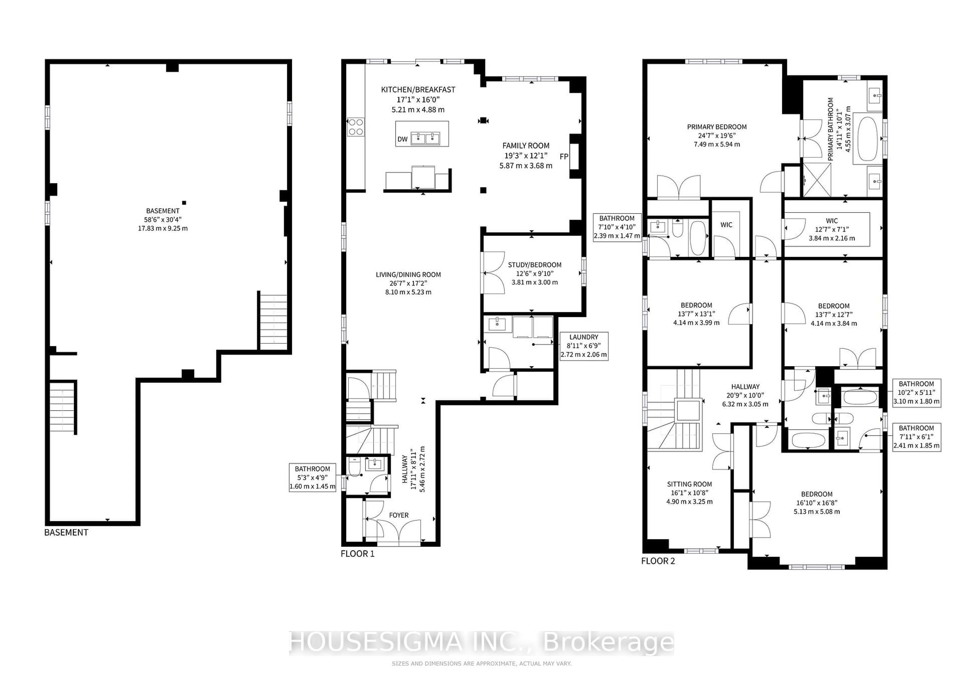 Floor plan for 25 Deer Pass Rd, East Gwillimbury Ontario L9N 0L6