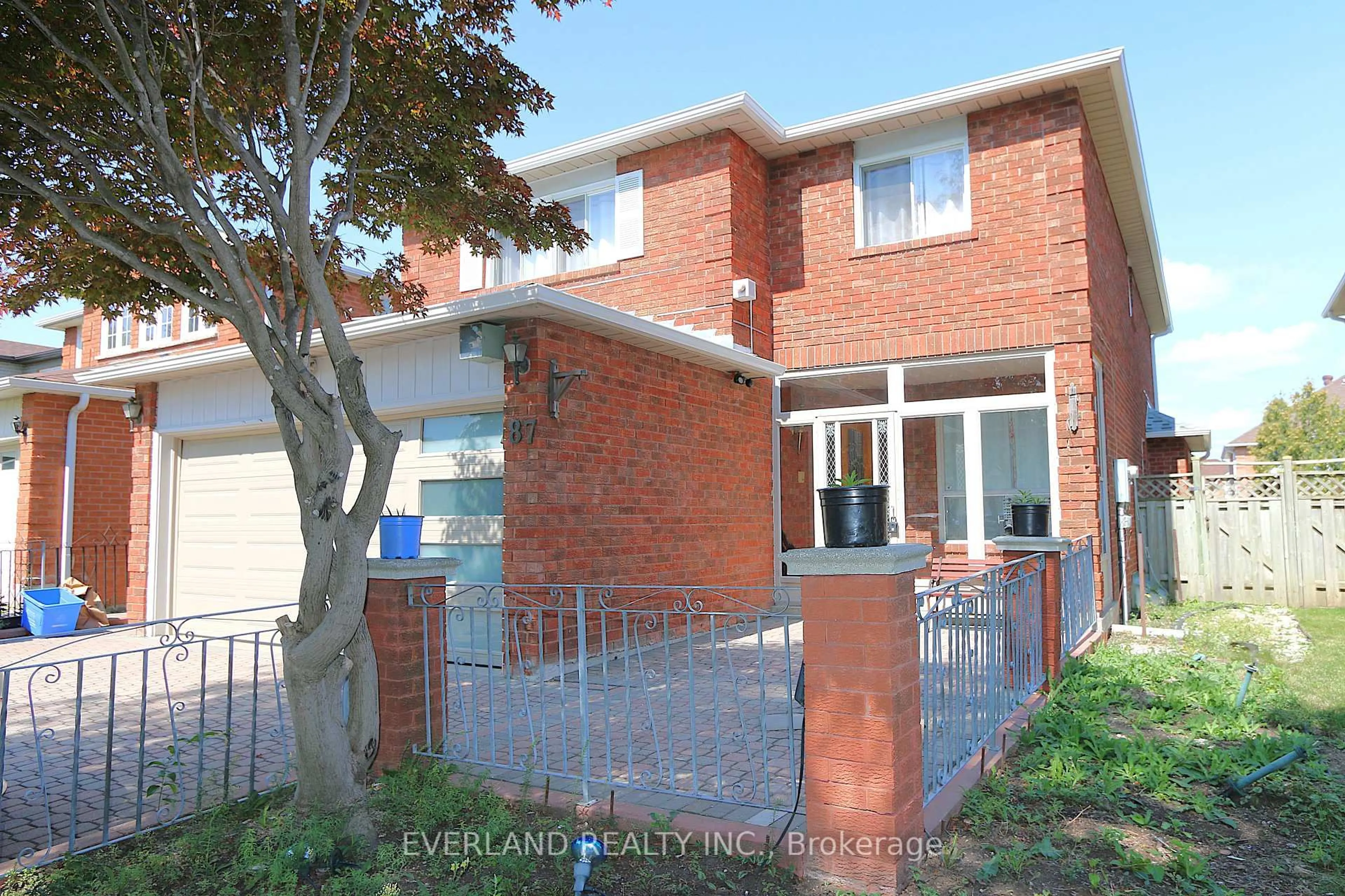 Home with brick exterior material, street for 87 Kyla Cres, Markham Ontario L3S 2Y4