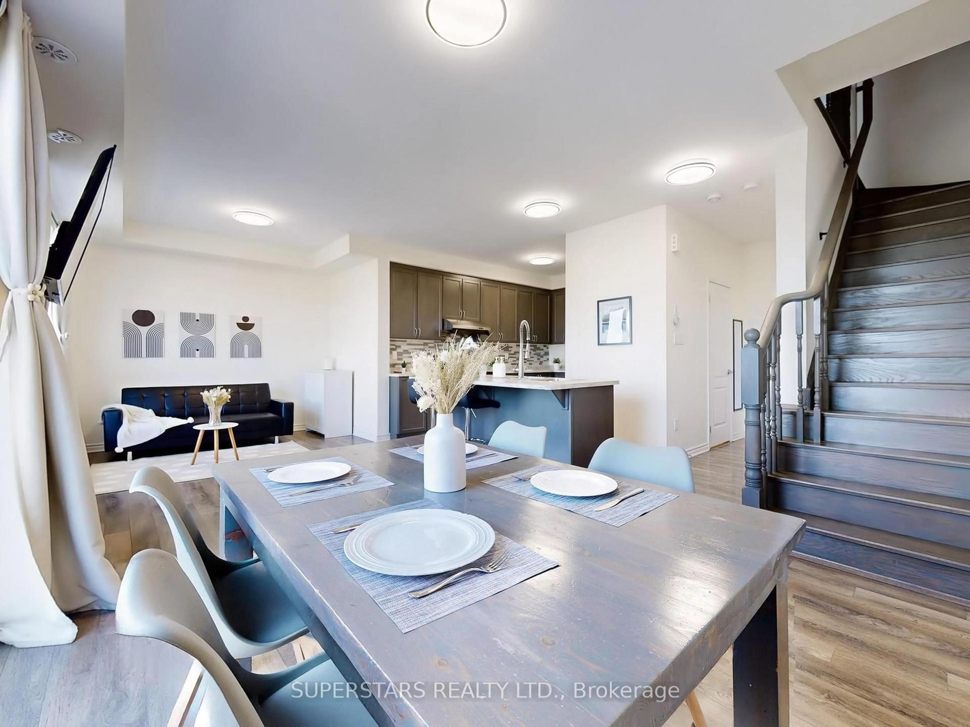 Open concept kitchen, unknown for 360 Arthur Bonner Ave, Markham Ontario L6B 1N2