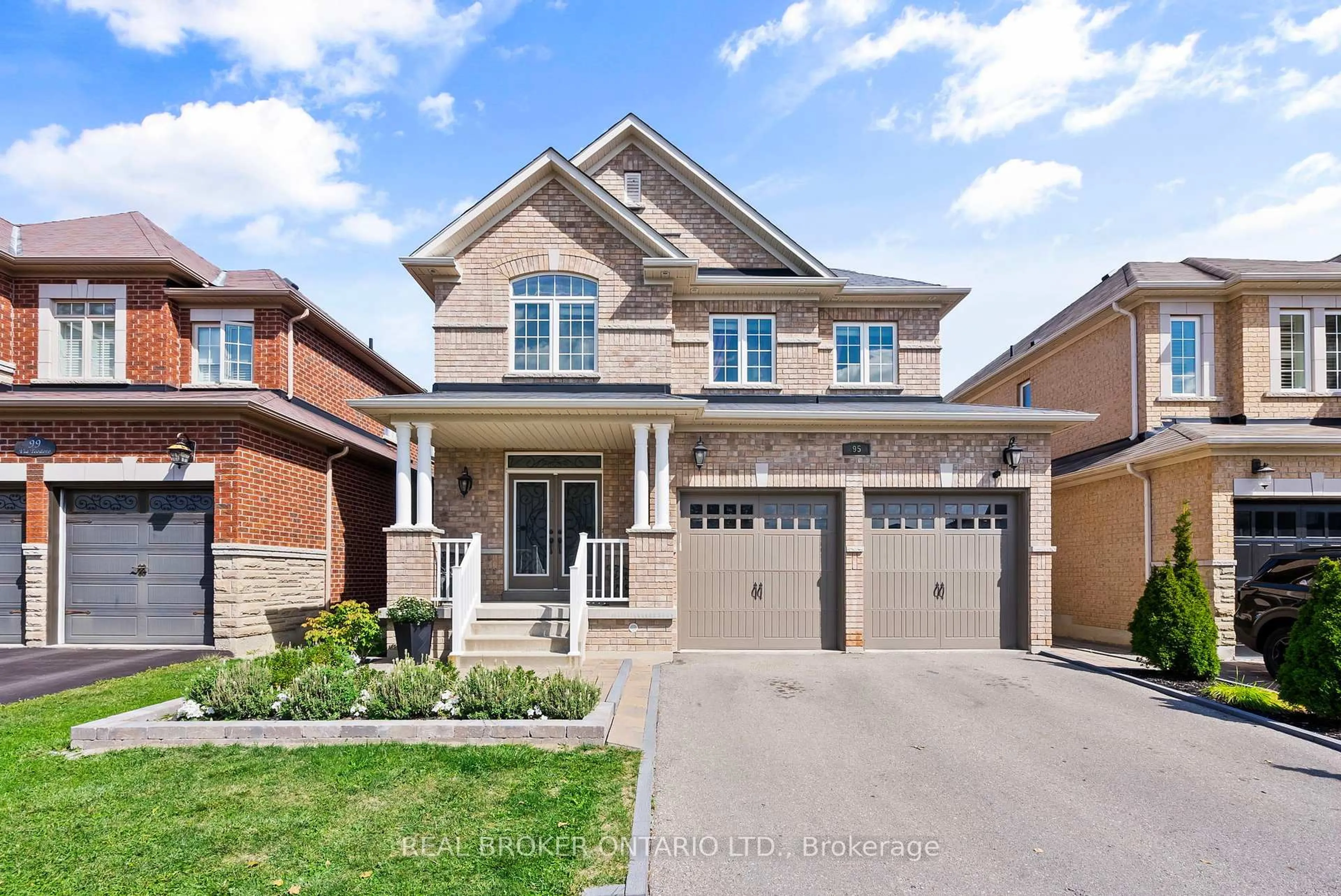 Home with brick exterior material, street for 95 Via Teodoro, Vaughan Ontario L4H 0X7