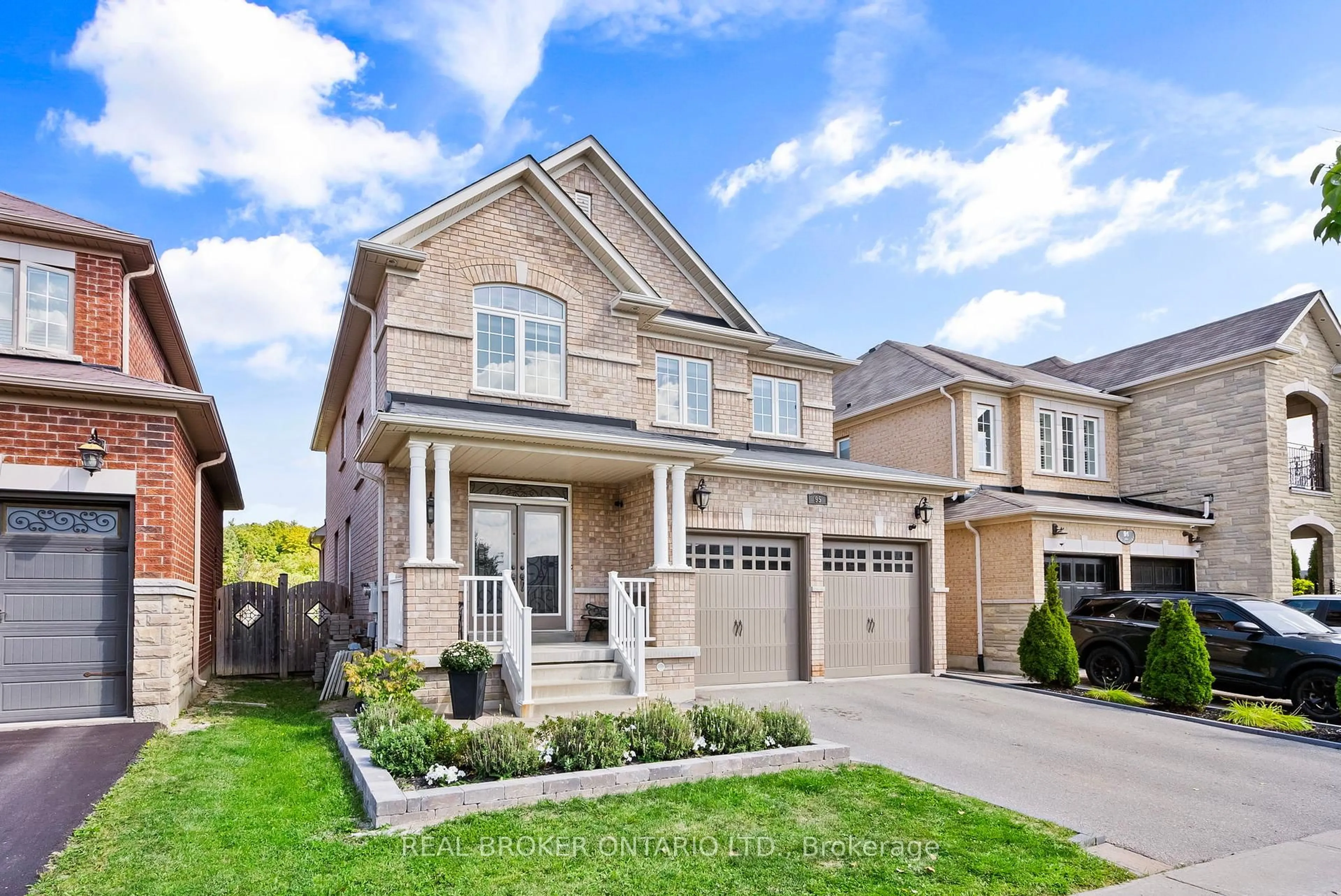 Home with brick exterior material, street for 95 Via Teodoro, Vaughan Ontario L4H 0X7