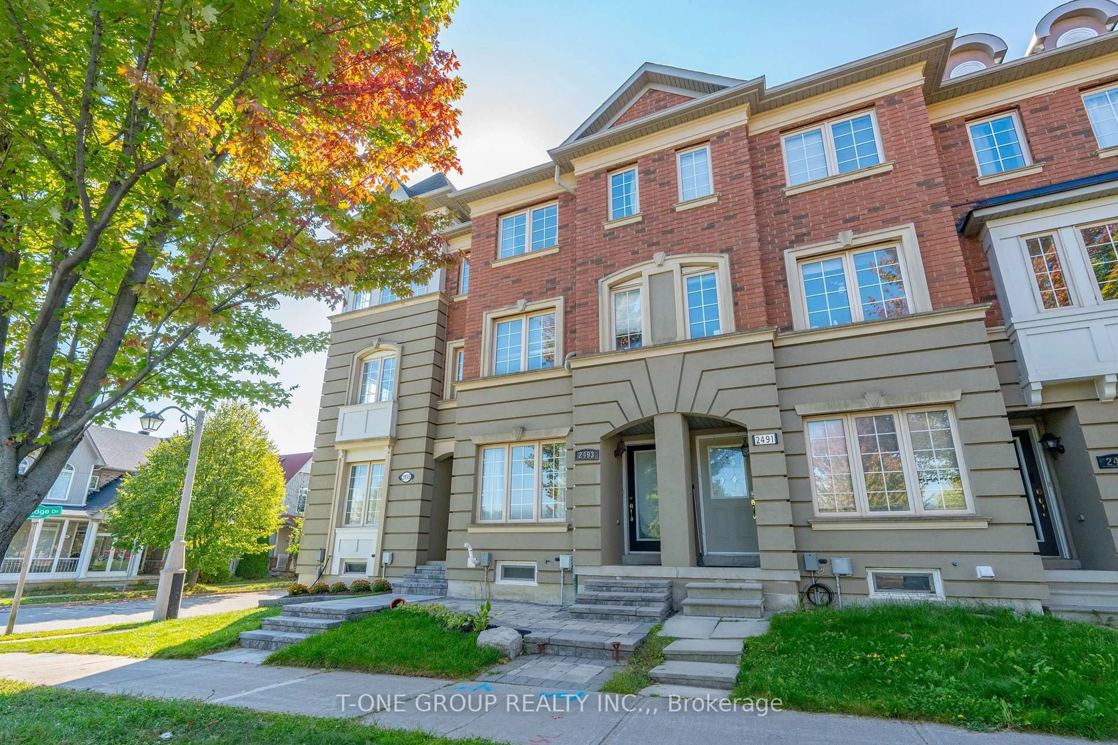 Home with brick exterior material, street for 2493 Bur Oak Ave, Markham Ontario L6B 1E9