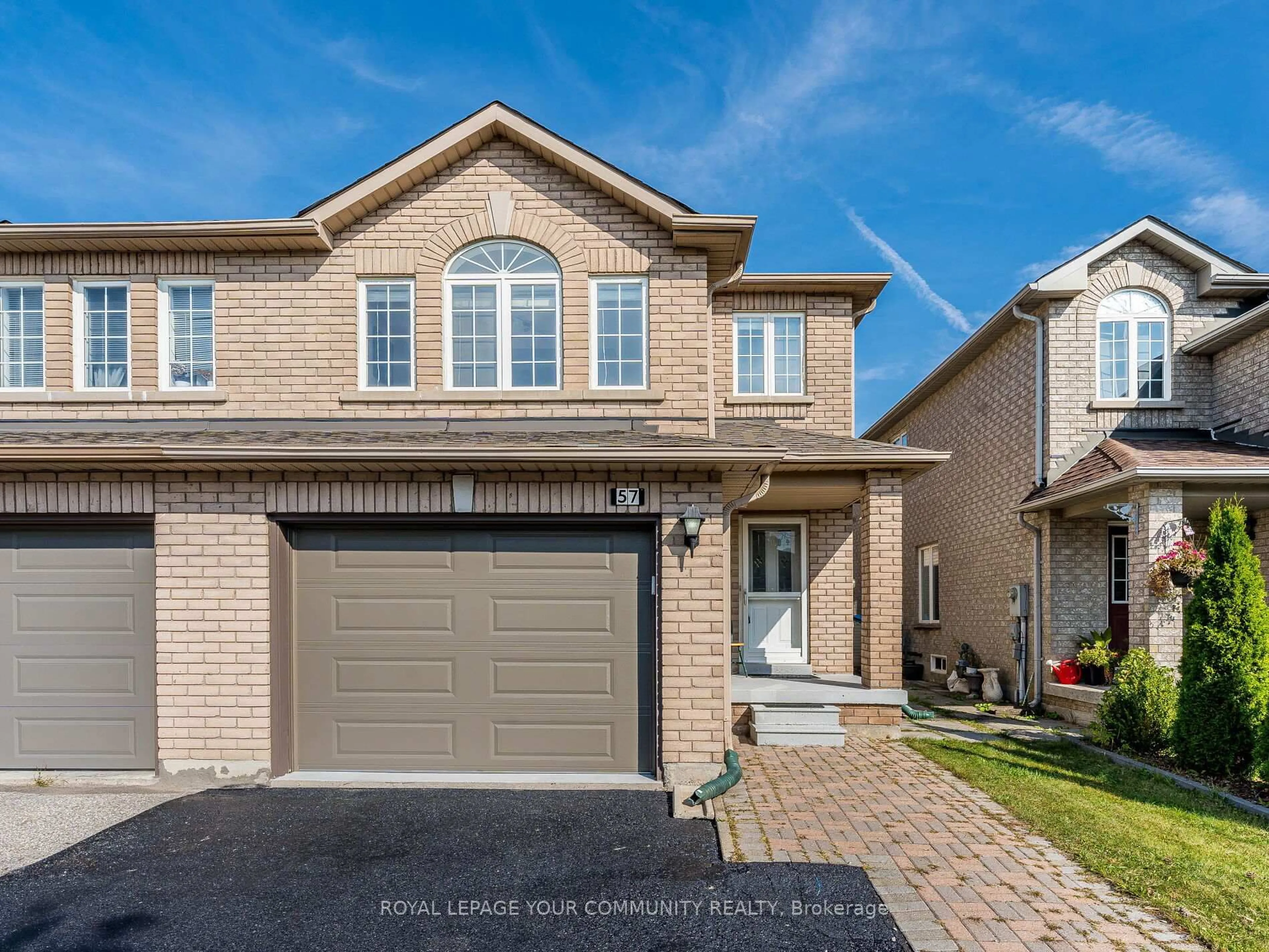 Home with brick exterior material, street for 57 Kalmar Cres, Richmond Hill Ontario L4E 3Z4