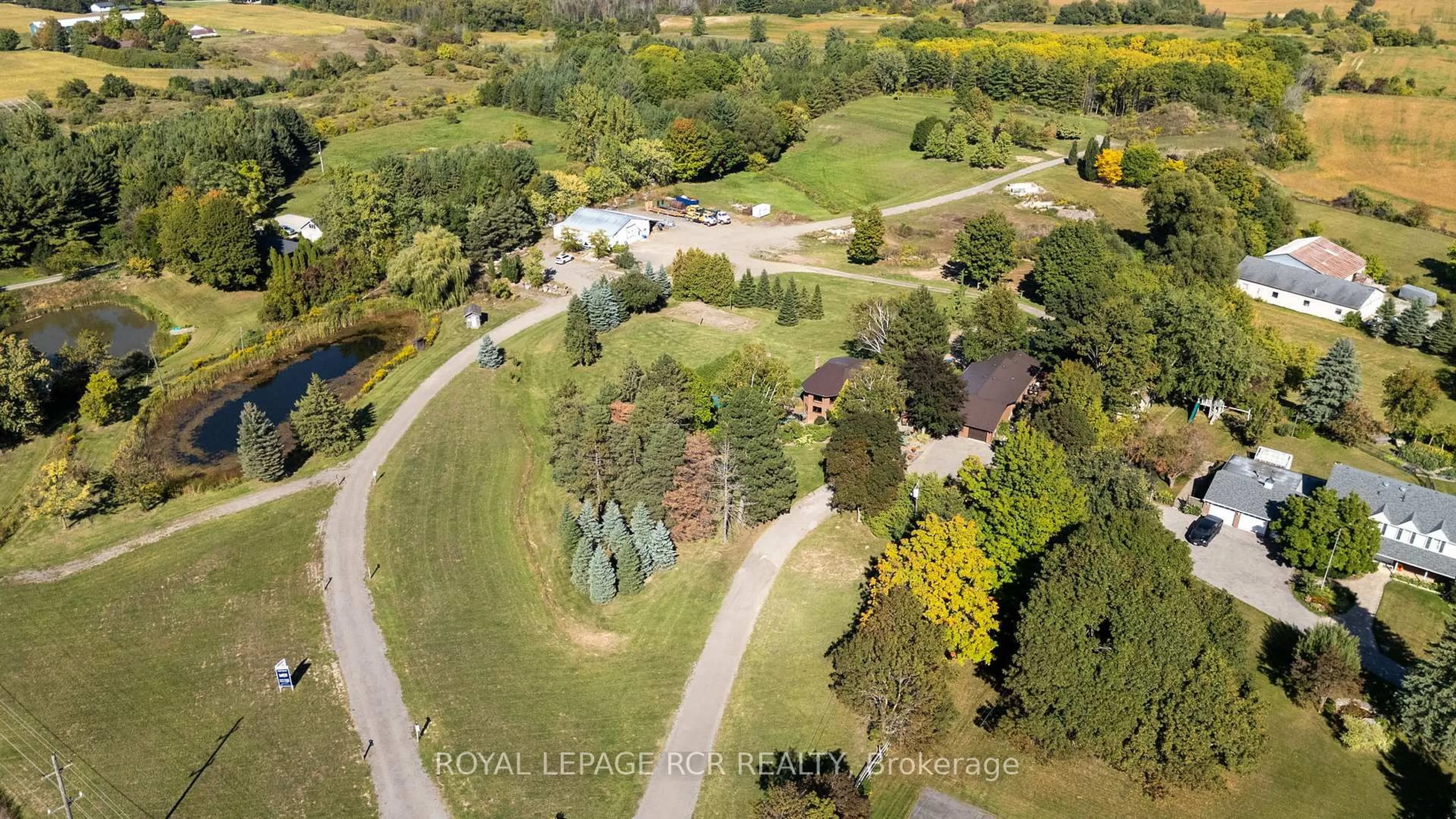 A pic from outside/outdoor area/front of a property/back of a property/a pic from drone, unknown for 15735 Highway 27, King Ontario L0G 1T0