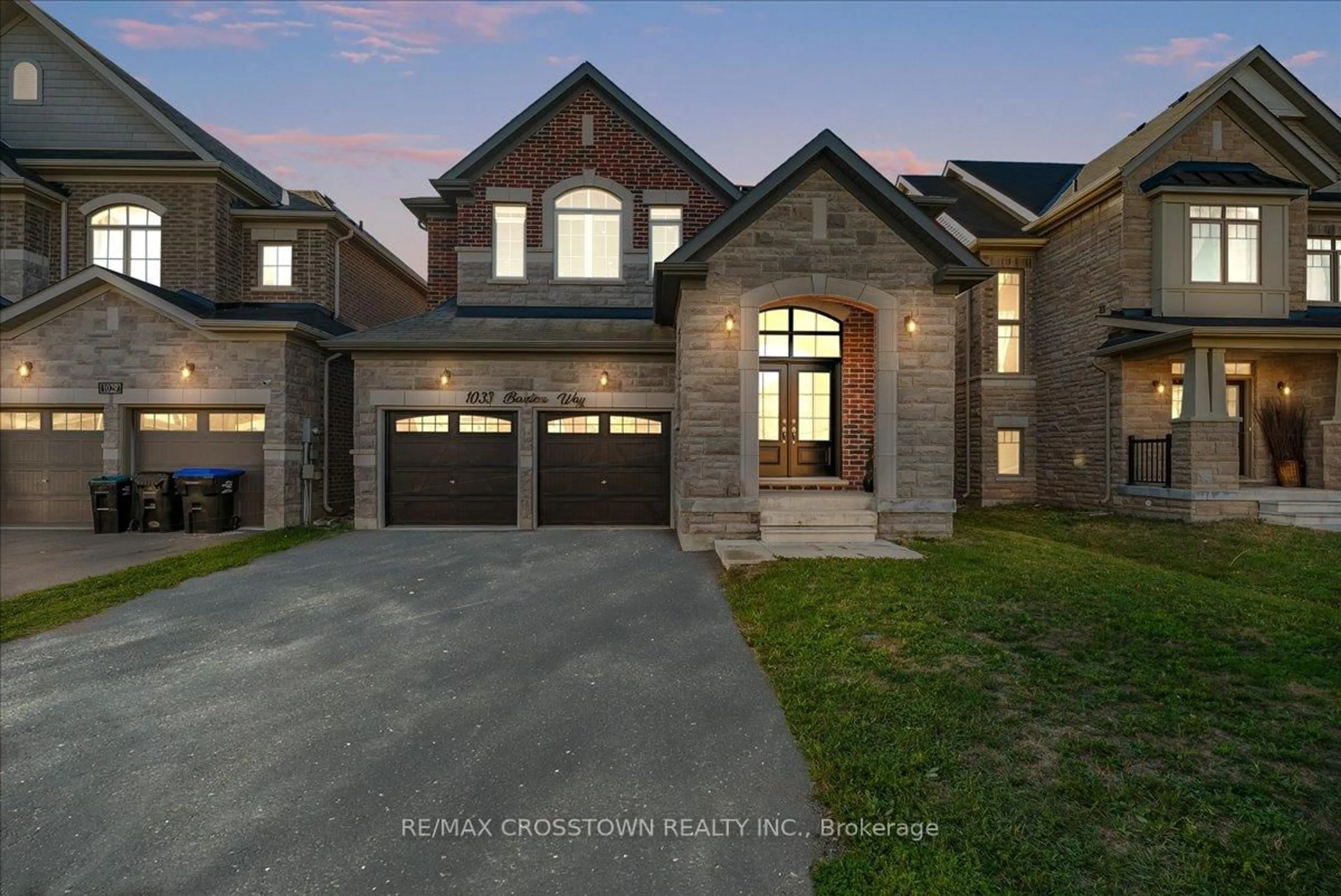 Home with brick exterior material, street for 1033 Barton Way, Innisfil Ontario L9S 0N5