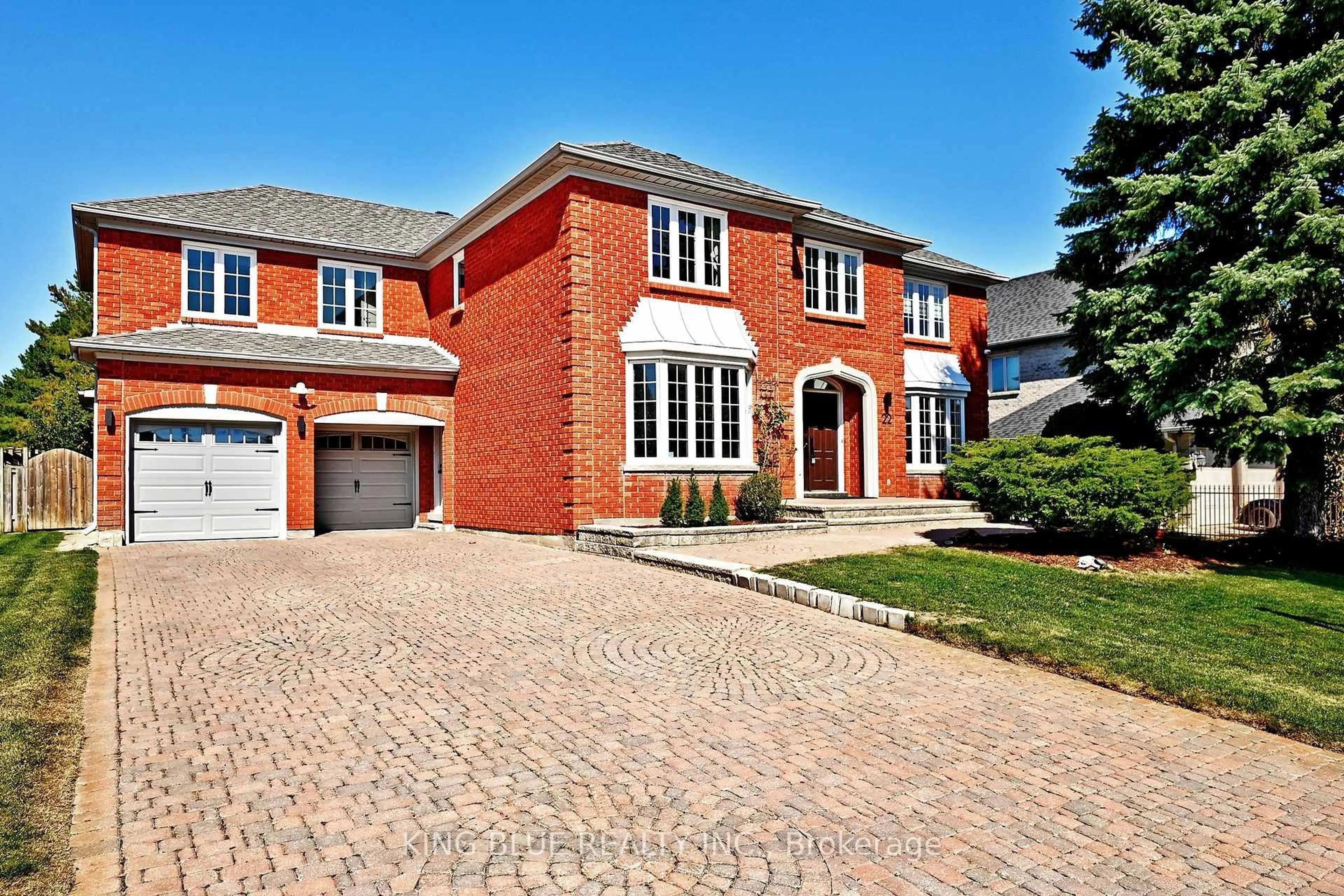 Home with brick exterior material, street for 22 Ardwold Gate, Richmond Hill Ontario L4B 2K2