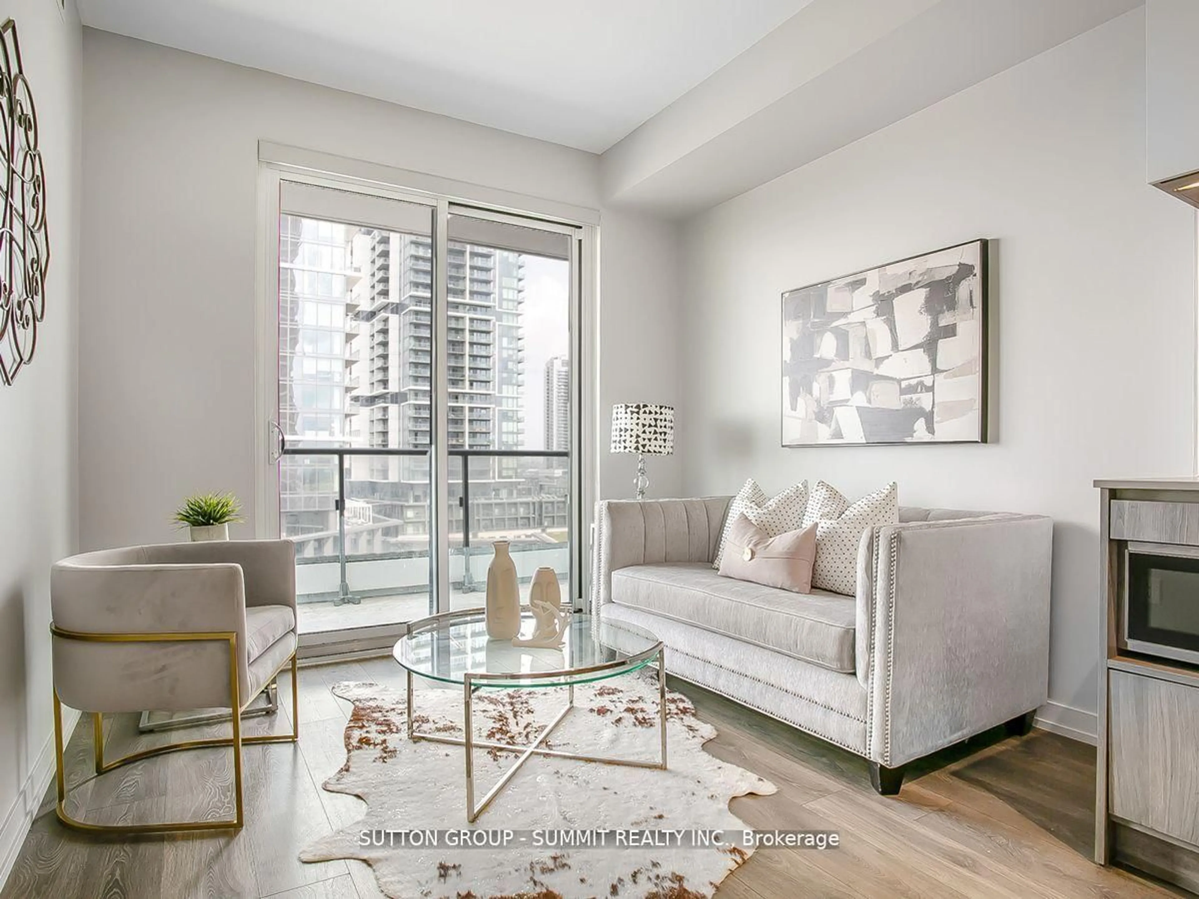 Living room with furniture, unknown for 950 Portage Pkwy #1103, Vaughan Ontario L4K 0J7