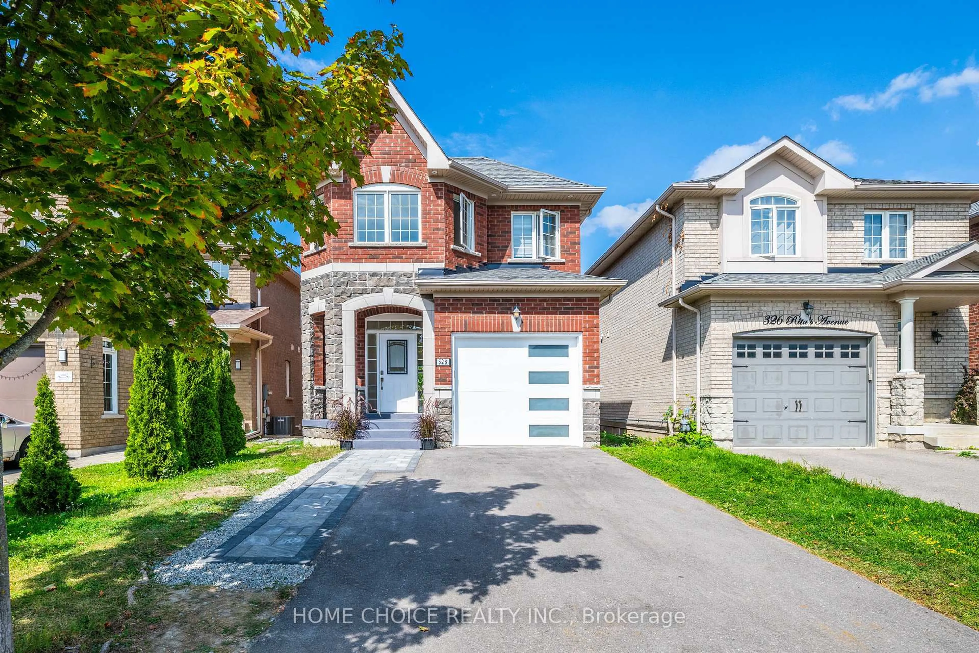 Home with brick exterior material, street for 328 Rita's Ave, Newmarket Ontario L3X 2N2