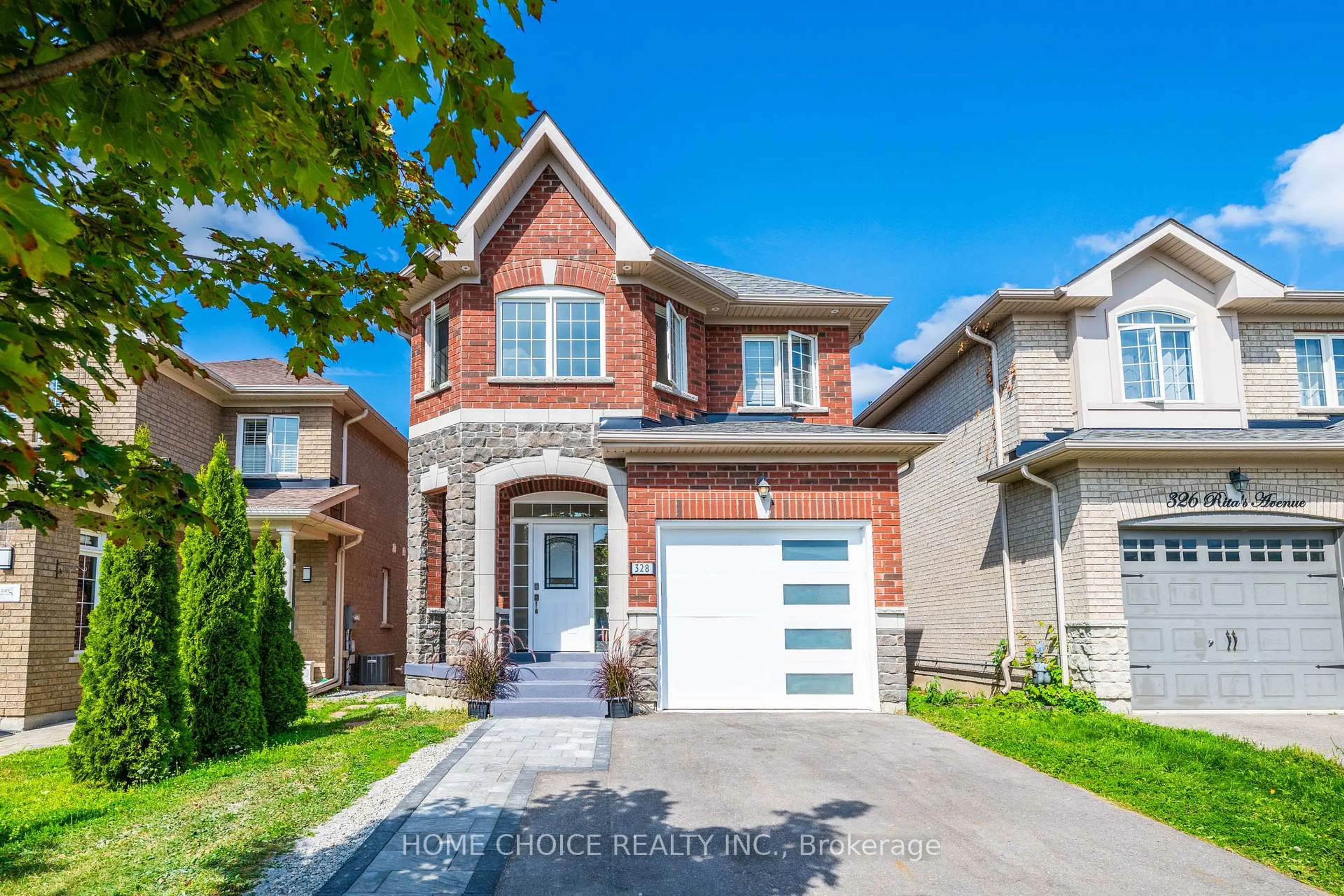 Home with brick exterior material, street for 328 Rita's Ave, Newmarket Ontario L3X 2N2