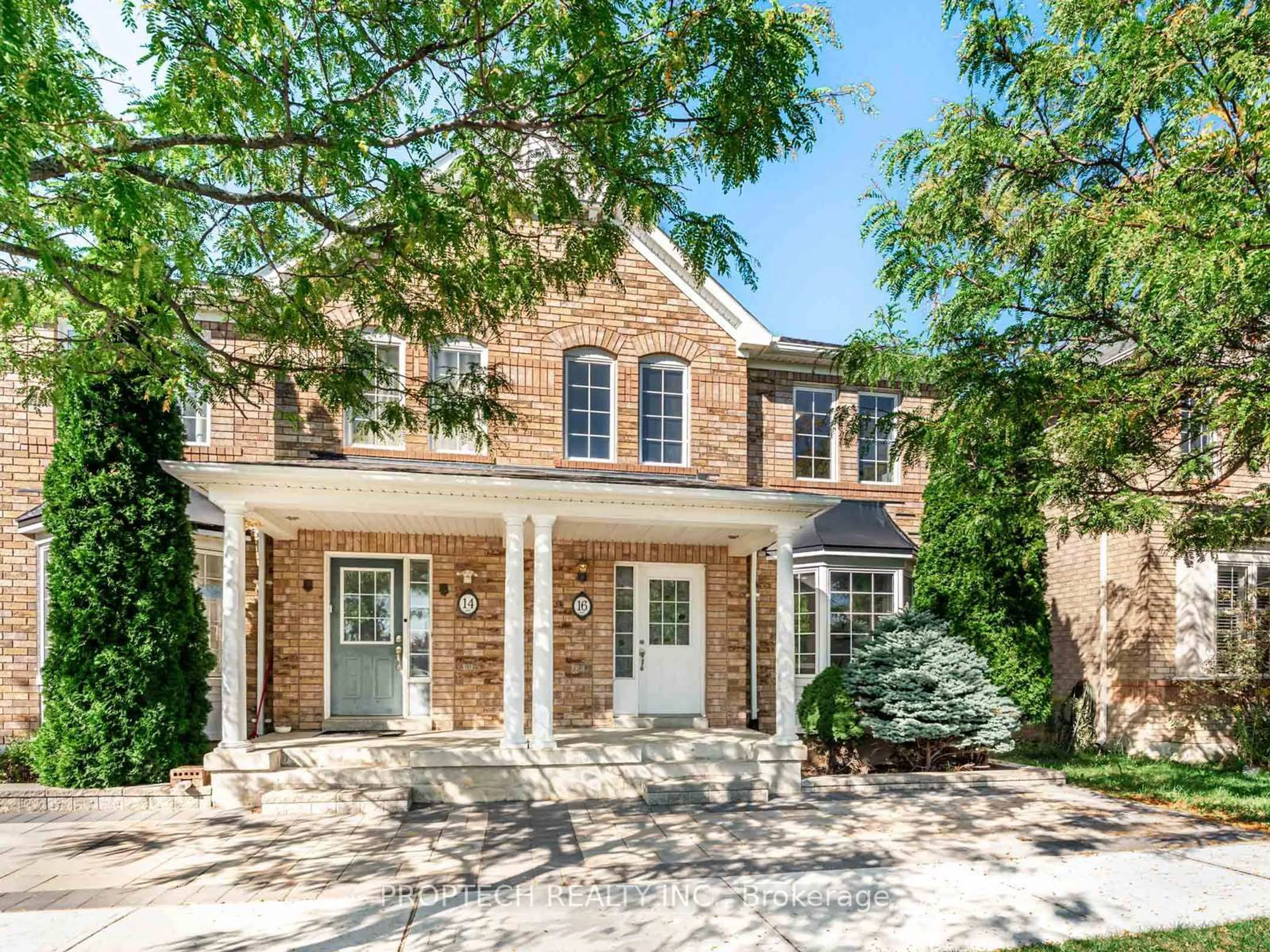 Home with brick exterior material, street for 16 Colchester St, Markham Ontario L6B 1K4