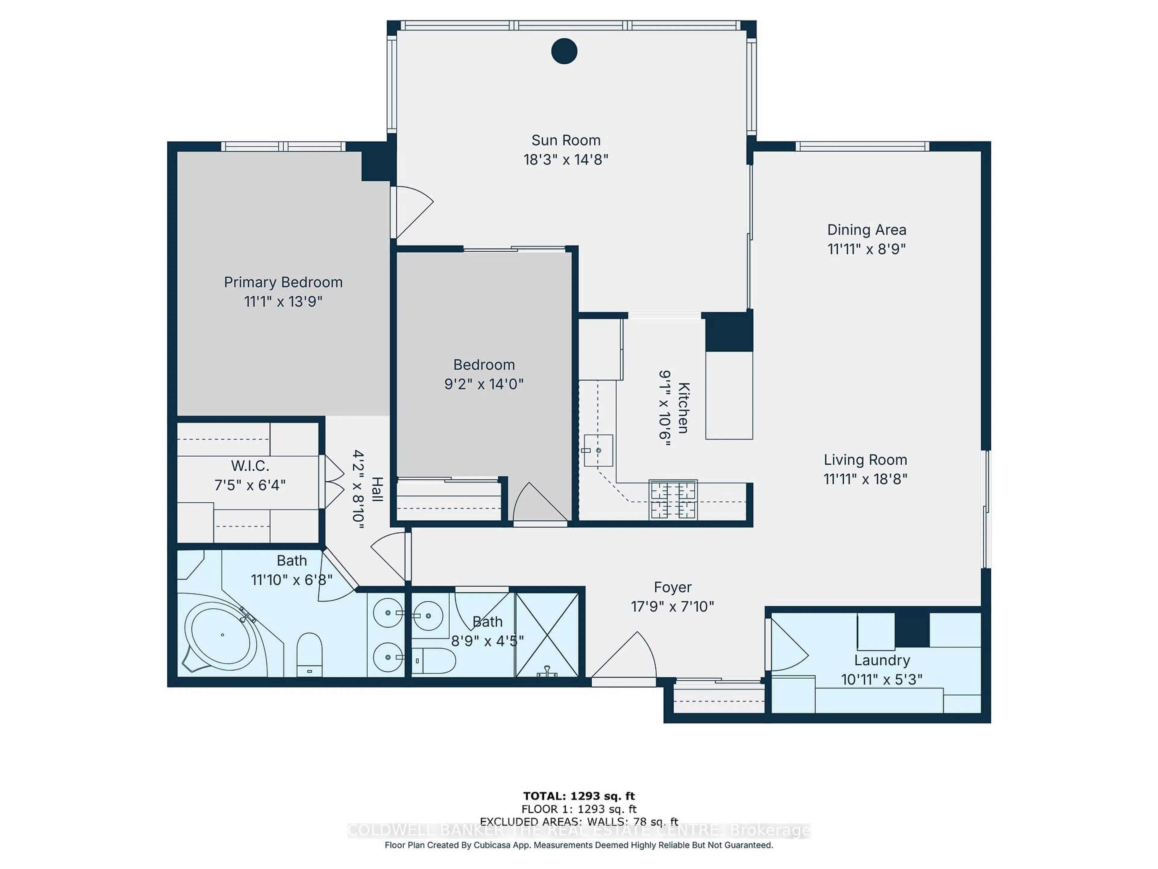 Floor plan for 30 Harding Blvd #404, Richmond Hill Ontario L4C 9M3