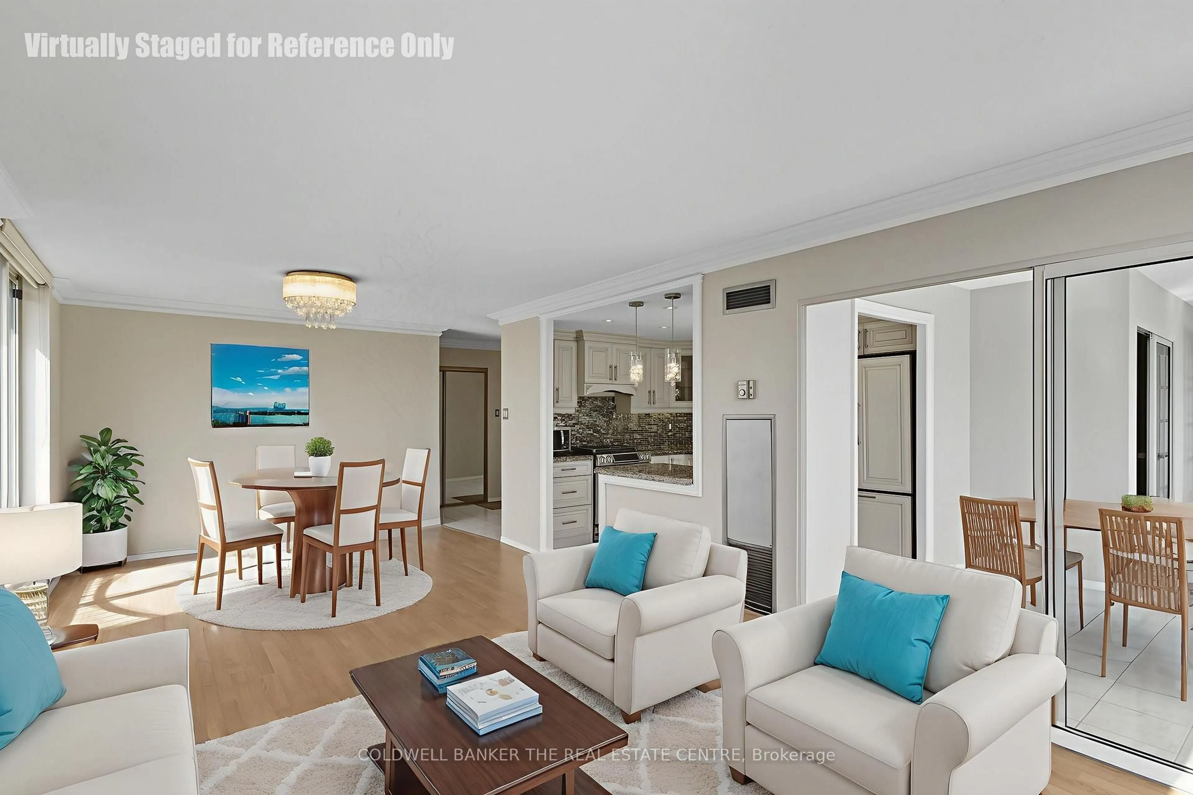Living room with furniture, unknown for 30 Harding Blvd #404, Richmond Hill Ontario L4C 9M3