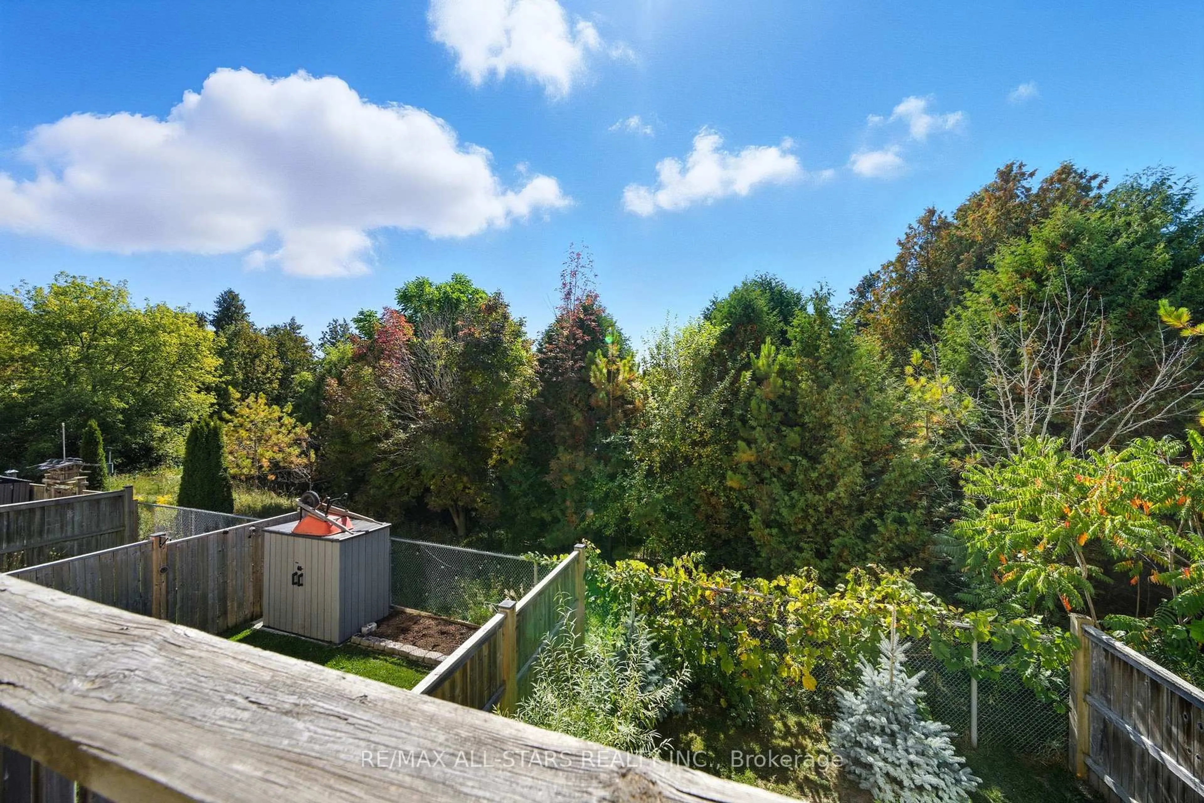 A pic from outside/outdoor area/front of a property/back of a property/a pic from drone, forest/trees view for 83 Hammill Hts, East Gwillimbury Ontario L0G 1M0