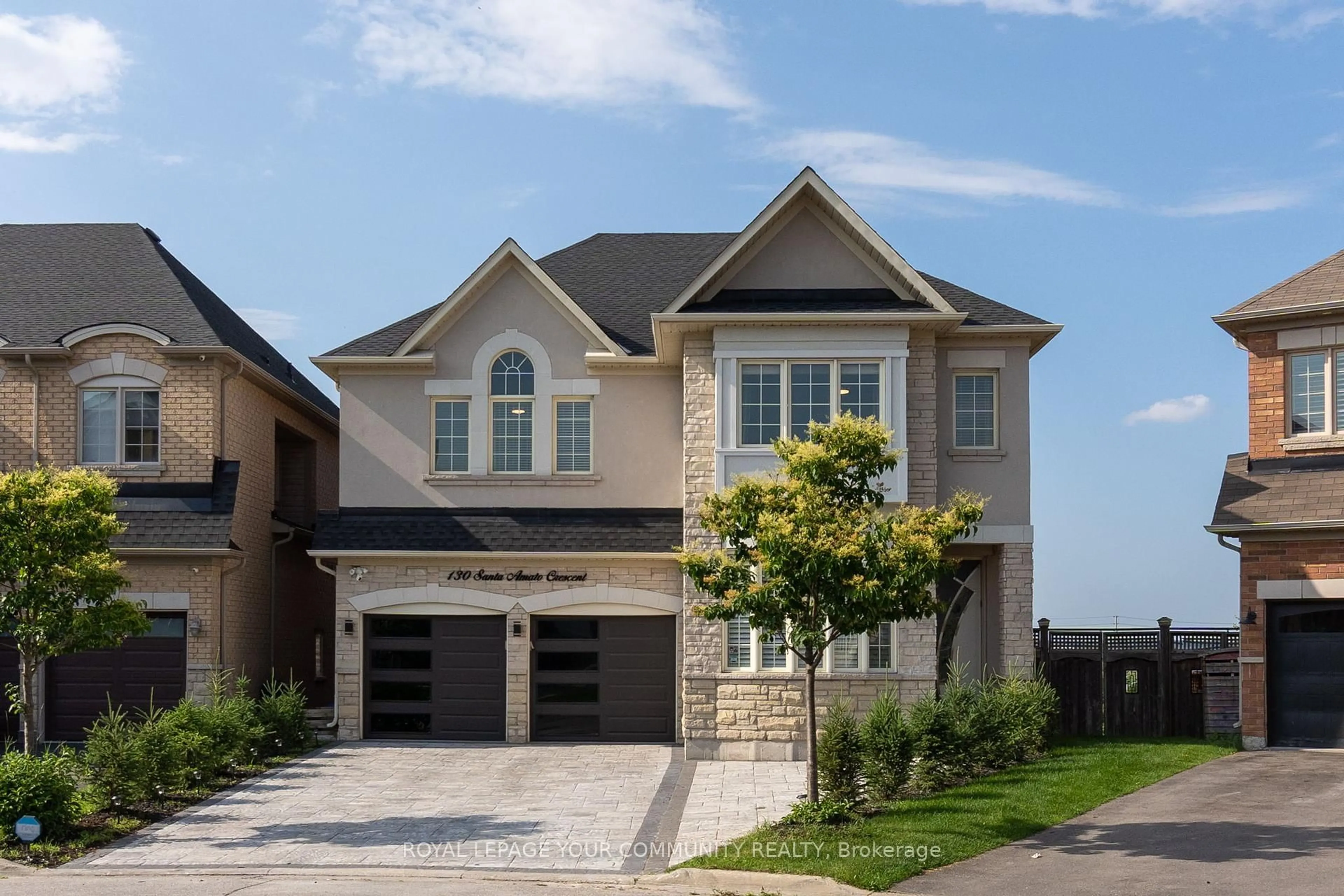 Home with brick exterior material, street for 130 Santa Amato Cres, Vaughan Ontario L4J 0G1