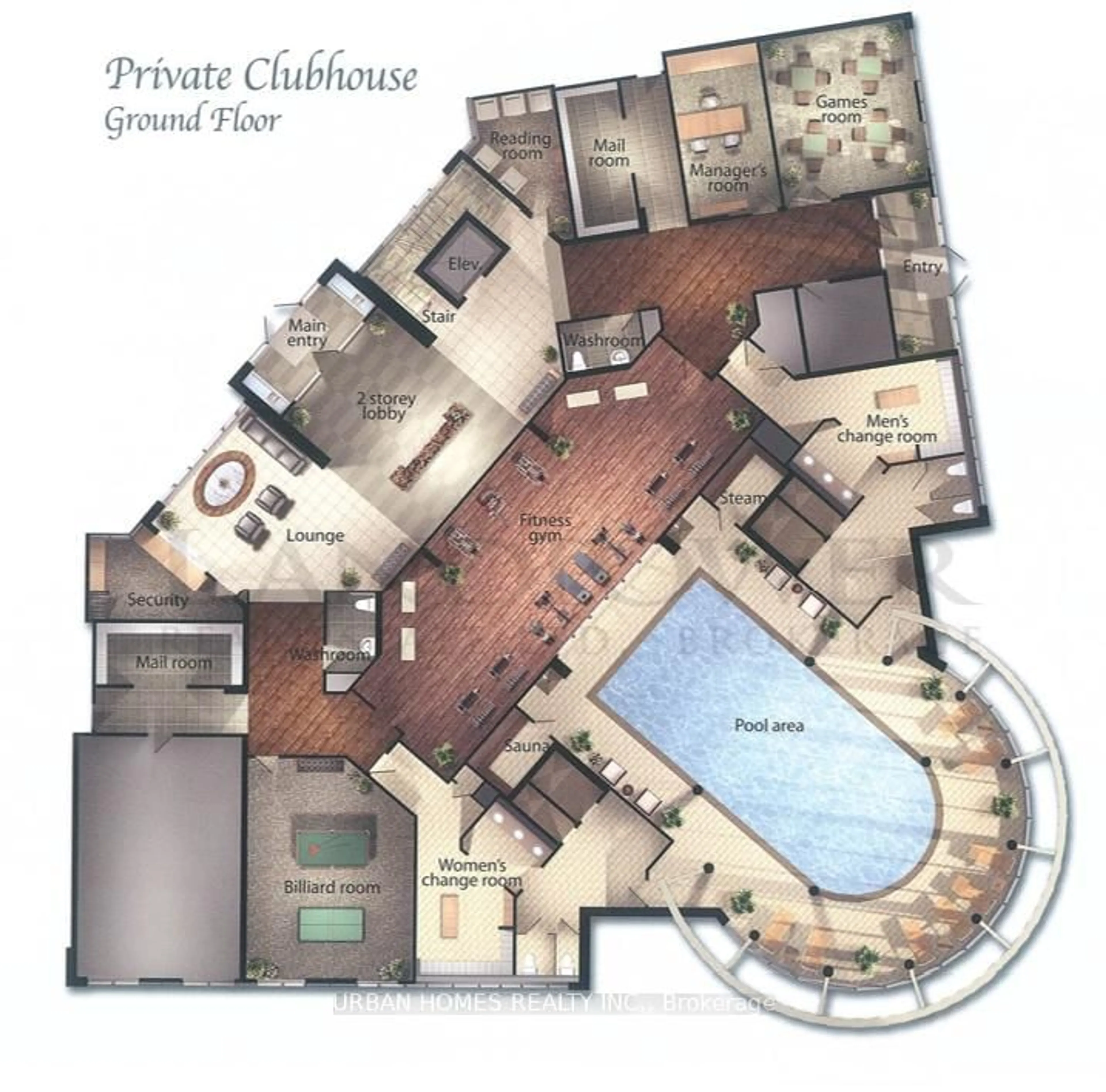 Floor plan for 60 South Town Centre Blvd #620, Markham Ontario L6G 0C5