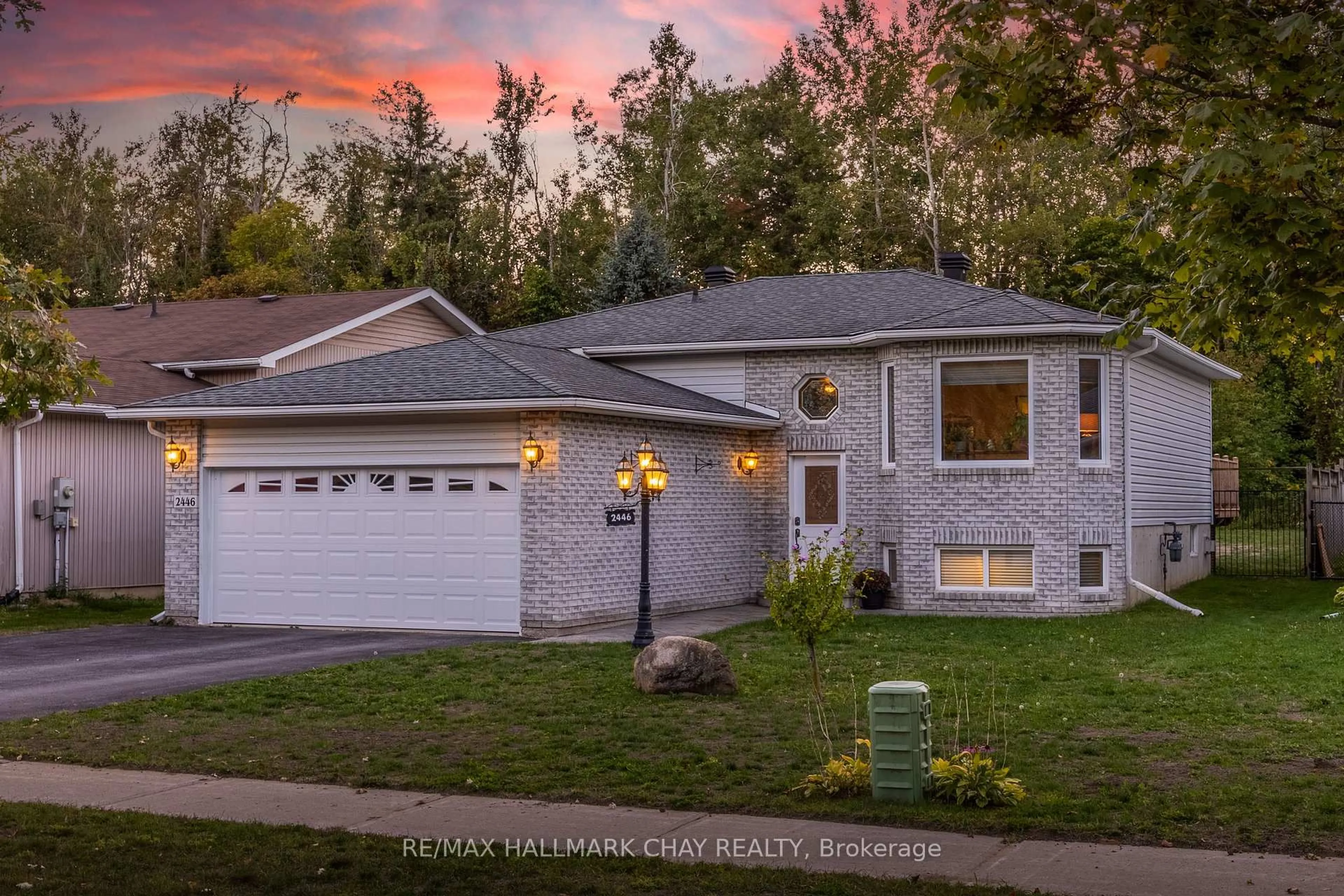 Home with brick exterior material, street for 2446 Ralph St, Innisfil Ontario L9S 2G4