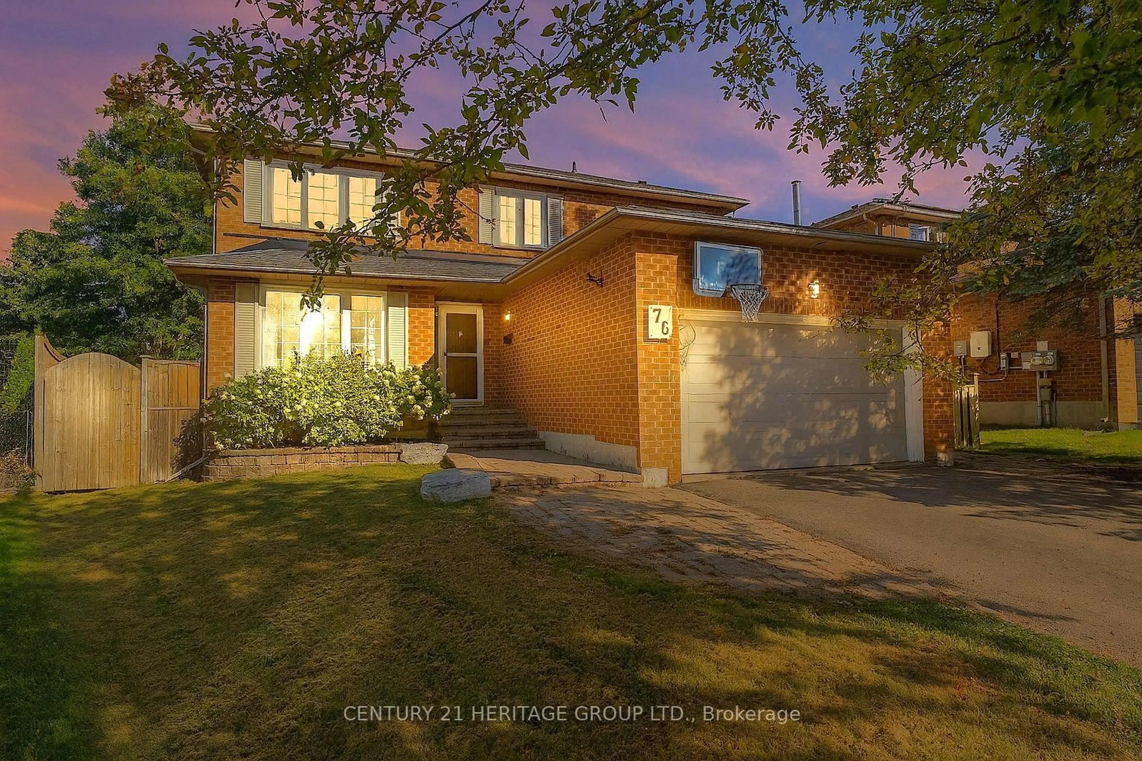 Home with brick exterior material, street for 76 Attridge Dr, Aurora Ontario L4G 6J4