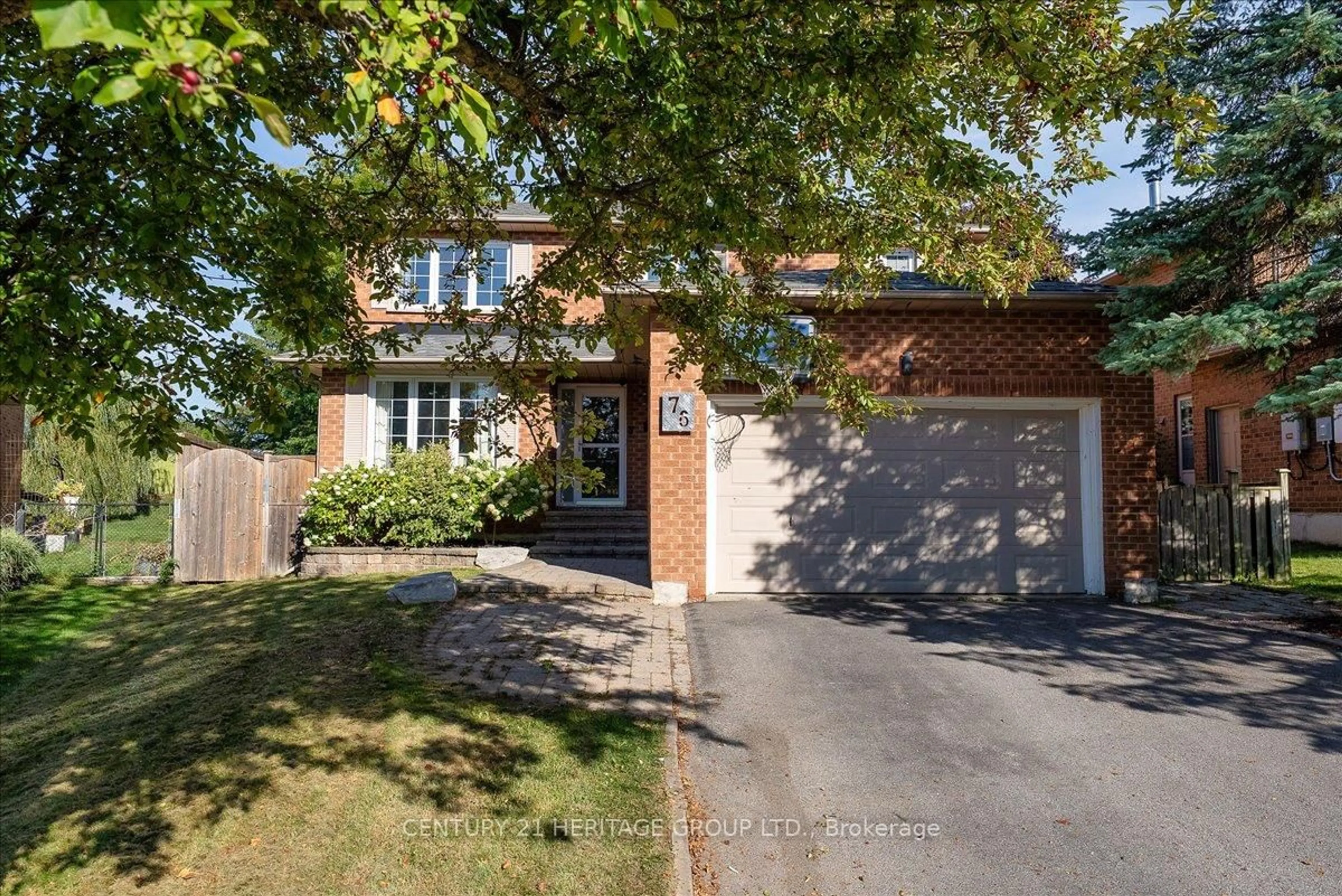 Home with brick exterior material, street for 76 Attridge Dr, Aurora Ontario L4G 6J4