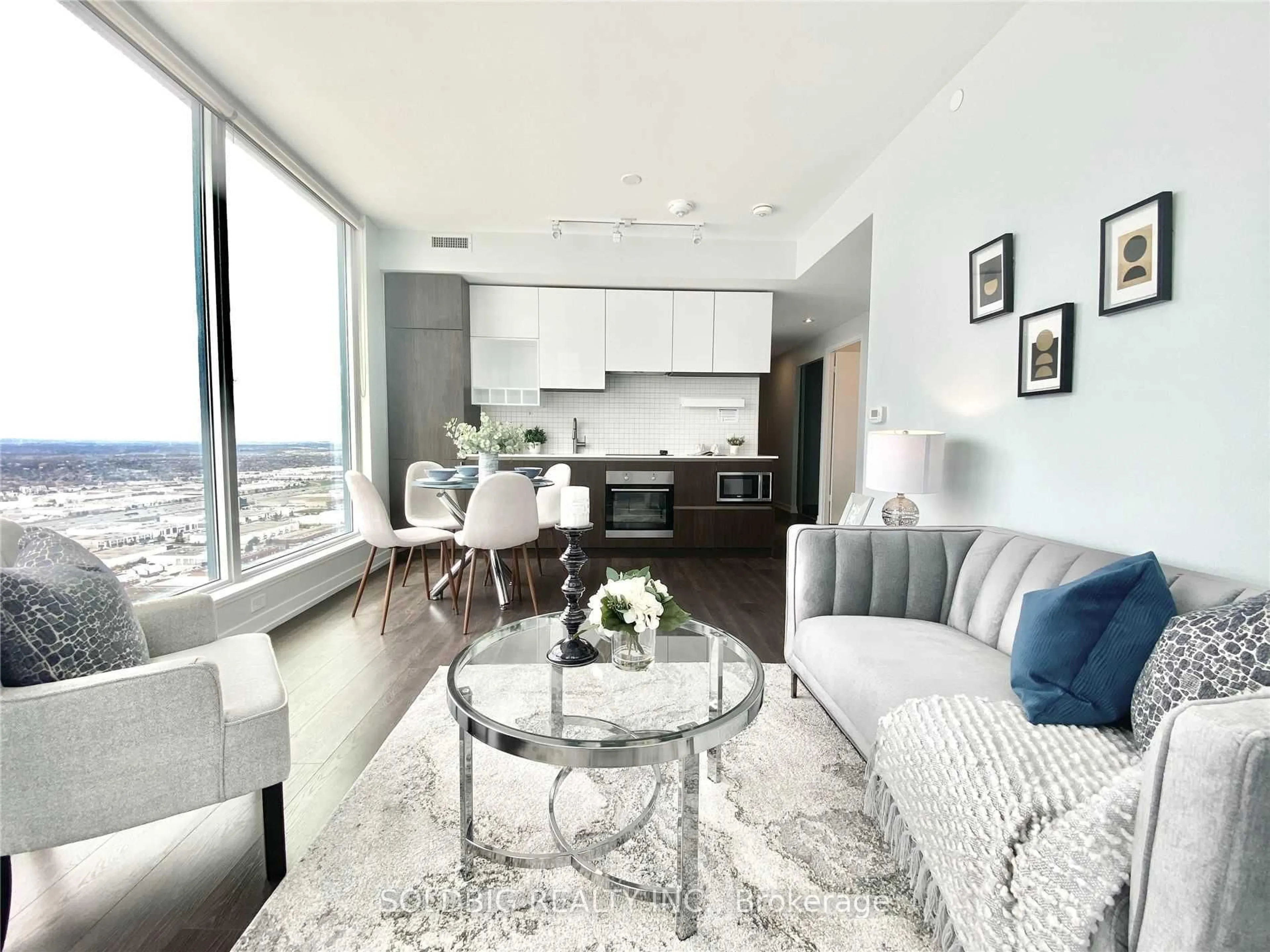 Living room with furniture, unknown for 898 Portage Pkwy #4909, Vaughan Ontario L4K 0J6