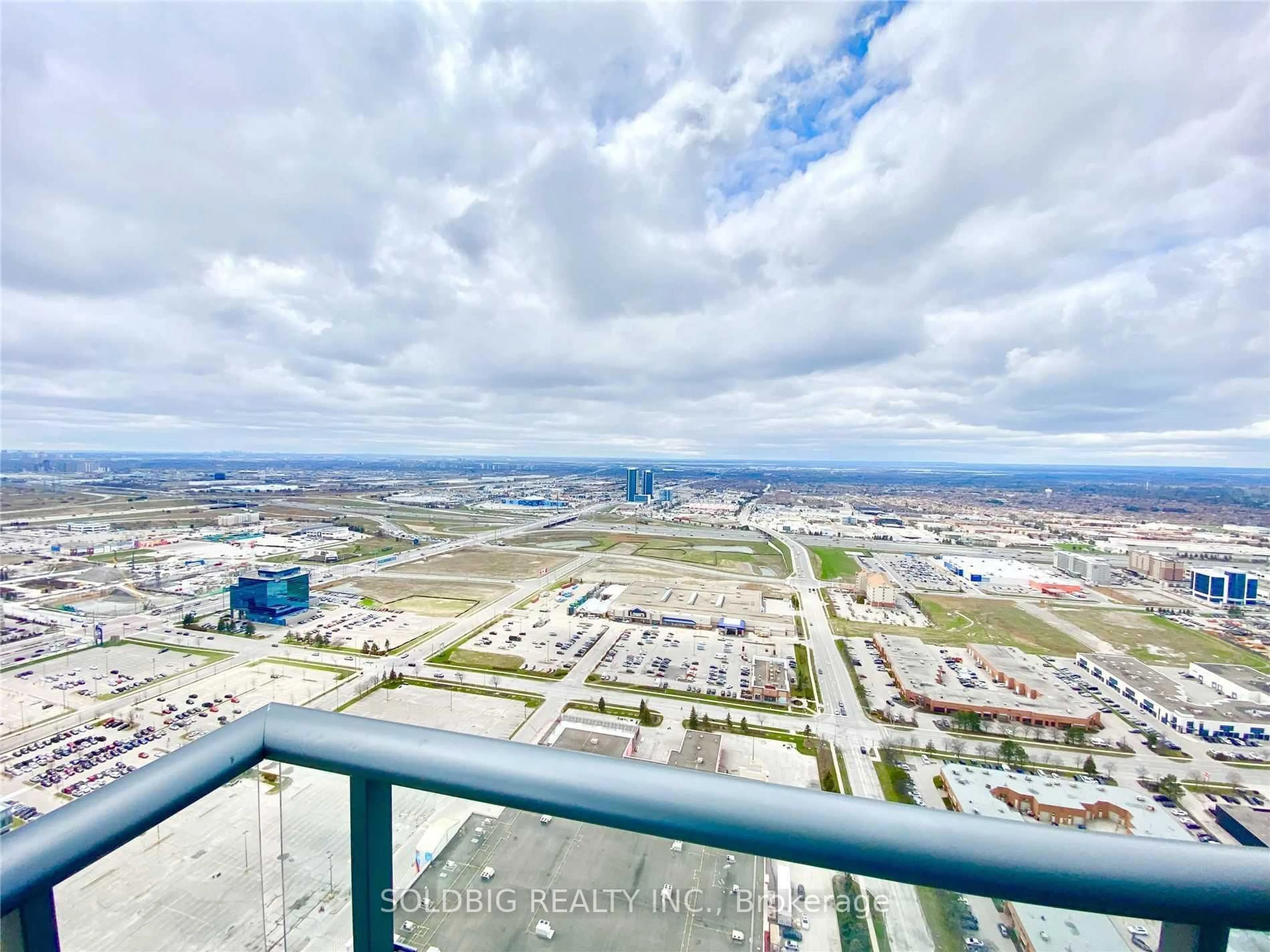 A pic from outside/outdoor area/front of a property/back of a property/a pic from drone, city buildings view from balcony for 898 Portage Pkwy #4909, Vaughan Ontario L4K 0J6