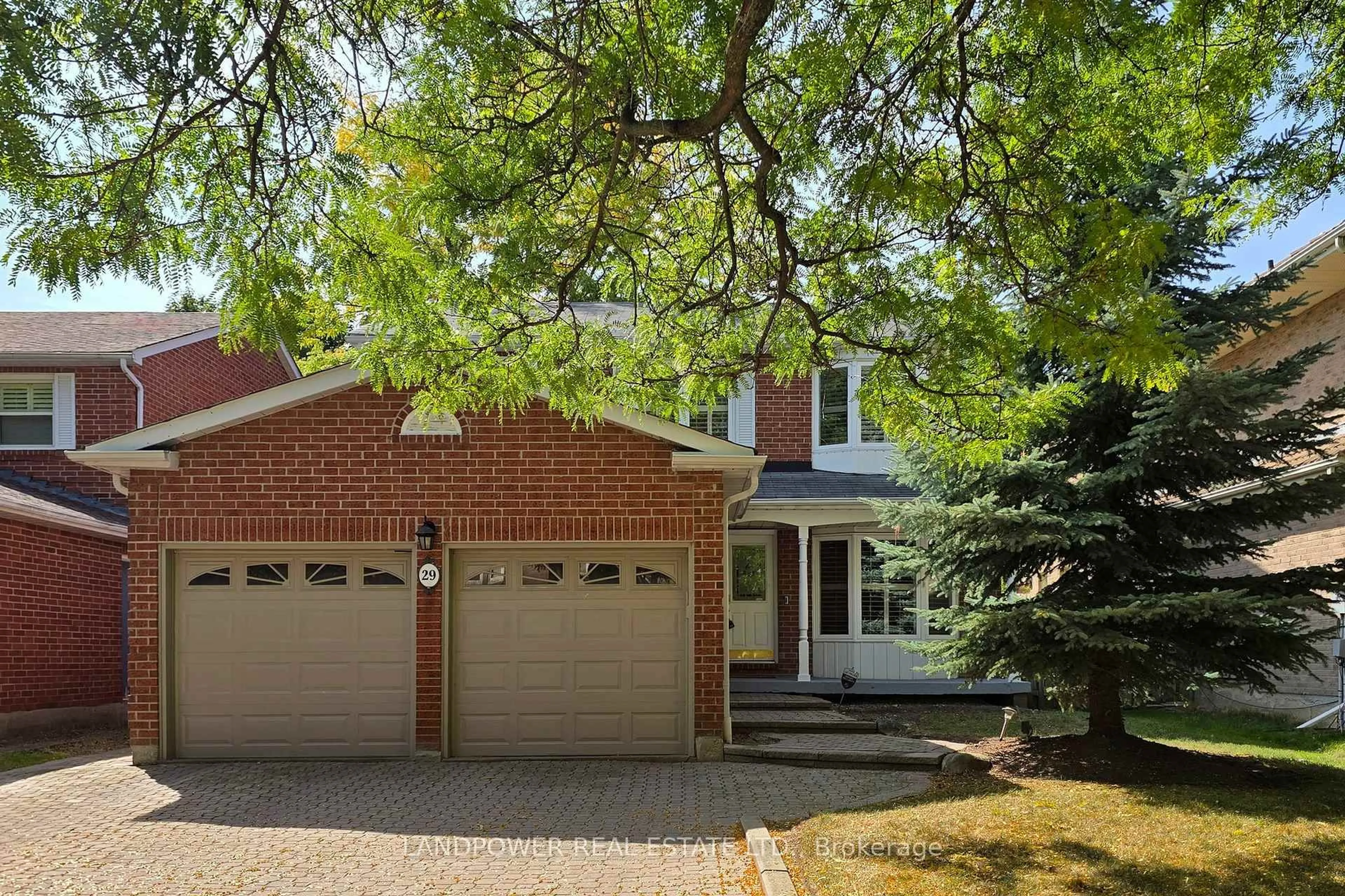 Home with brick exterior material, street for 29 Barlow Rd, Markham Ontario L3R 8A4