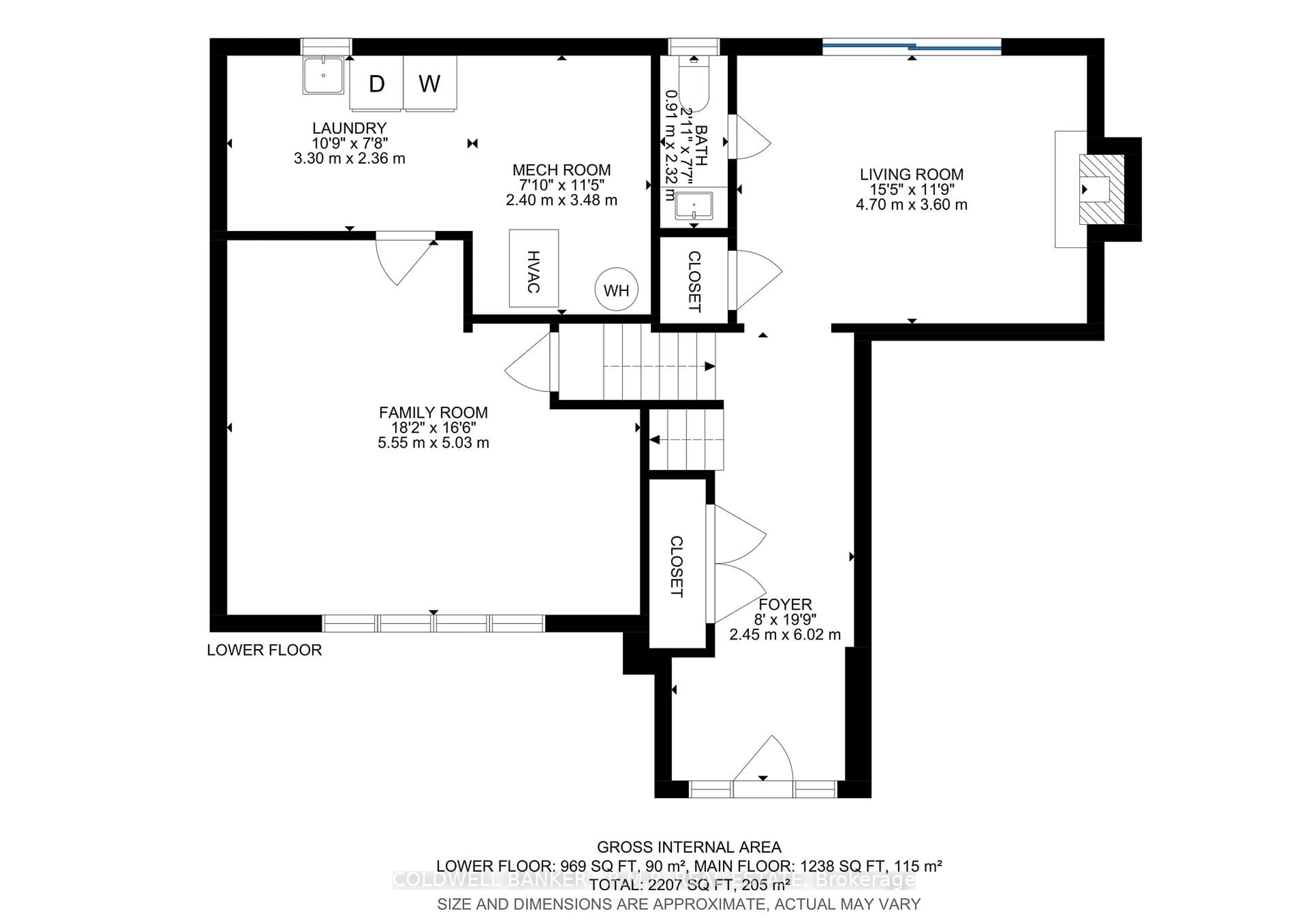 Floor plan for 614 Rupert Ave, Whitchurch-Stouffville Ontario L4A 1W1