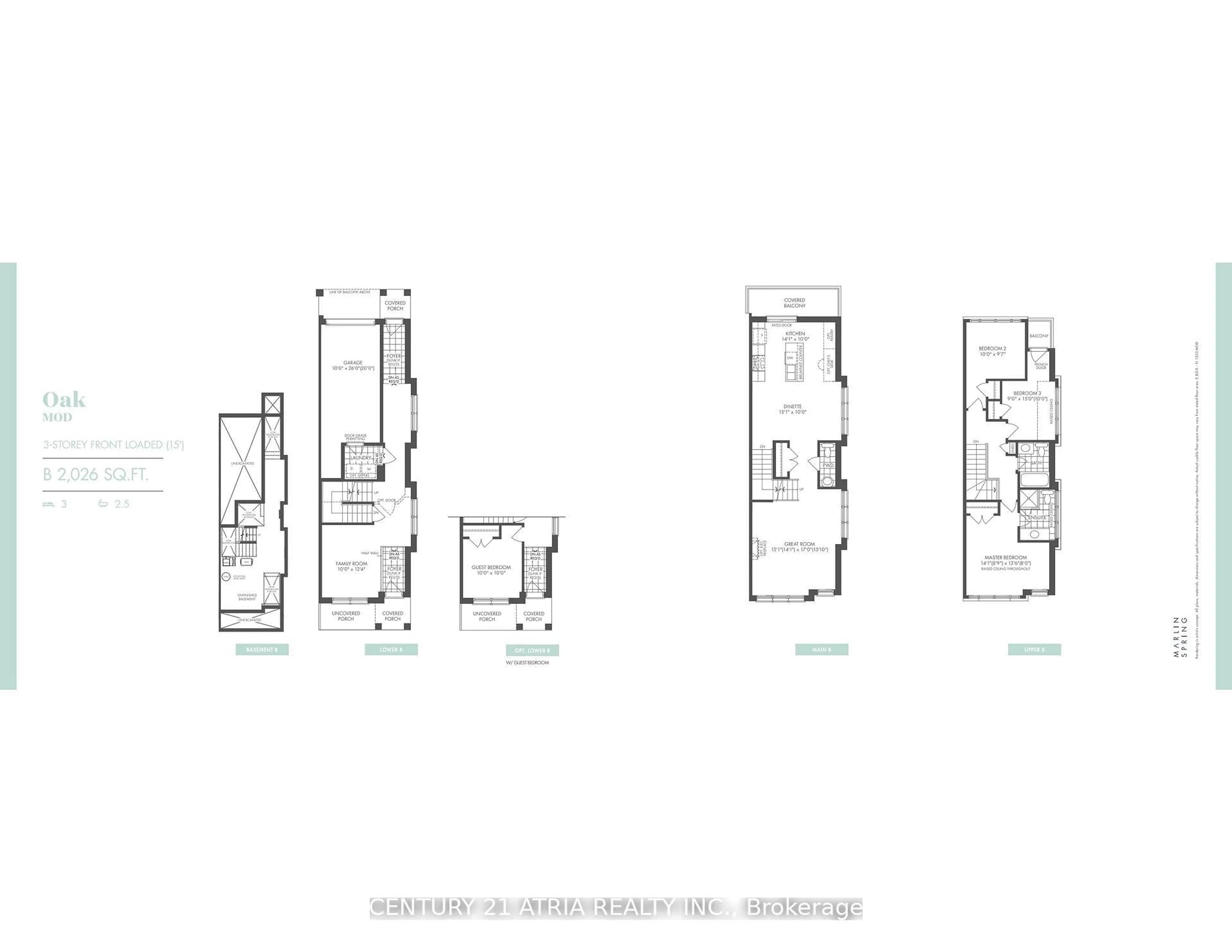Floor plan for 59 George Bales Lane, Richmond Hill Ontario L4S 0P9