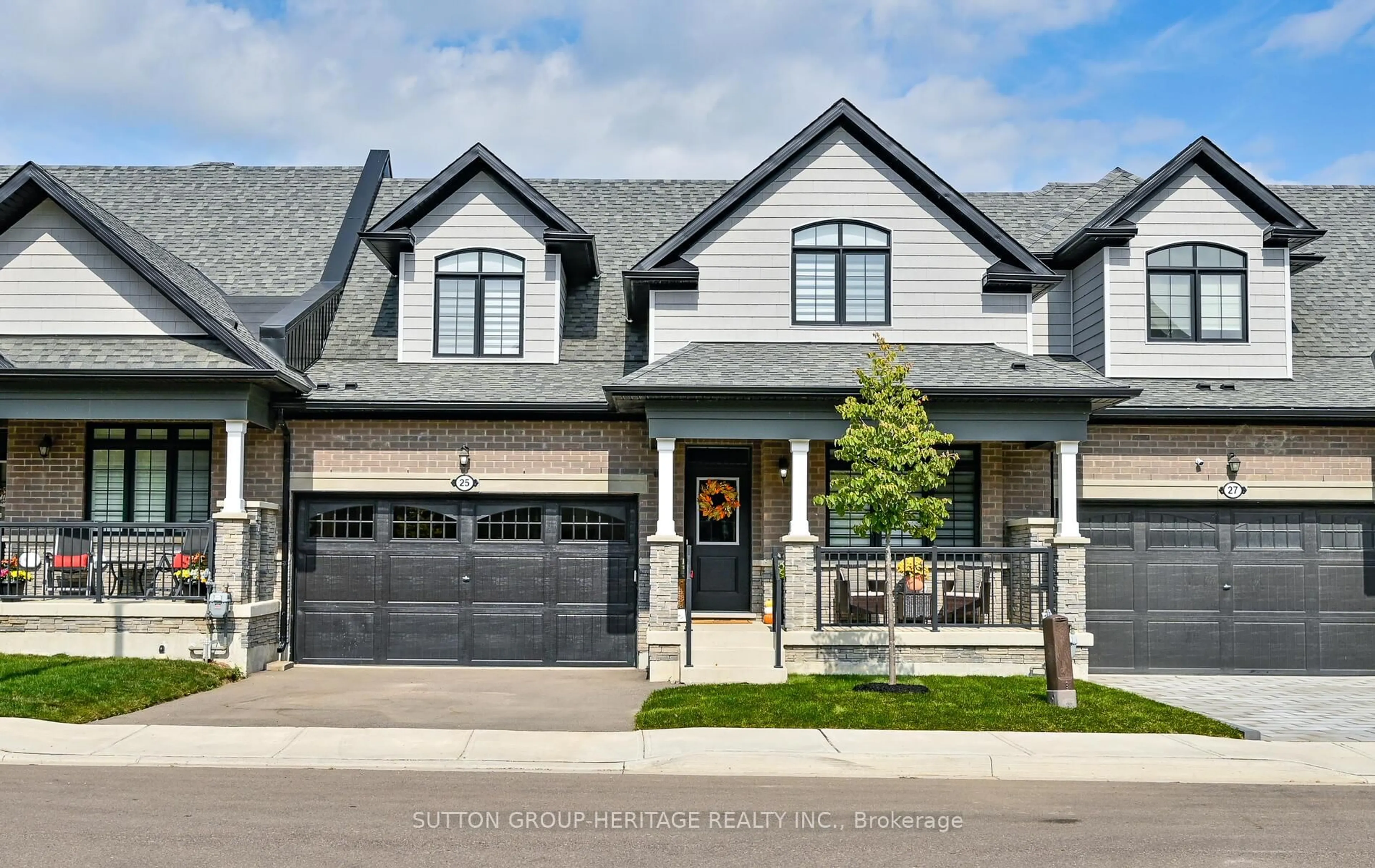 Home with brick exterior material, street for 25 Ballinger Way, Uxbridge Ontario L9P 0R6