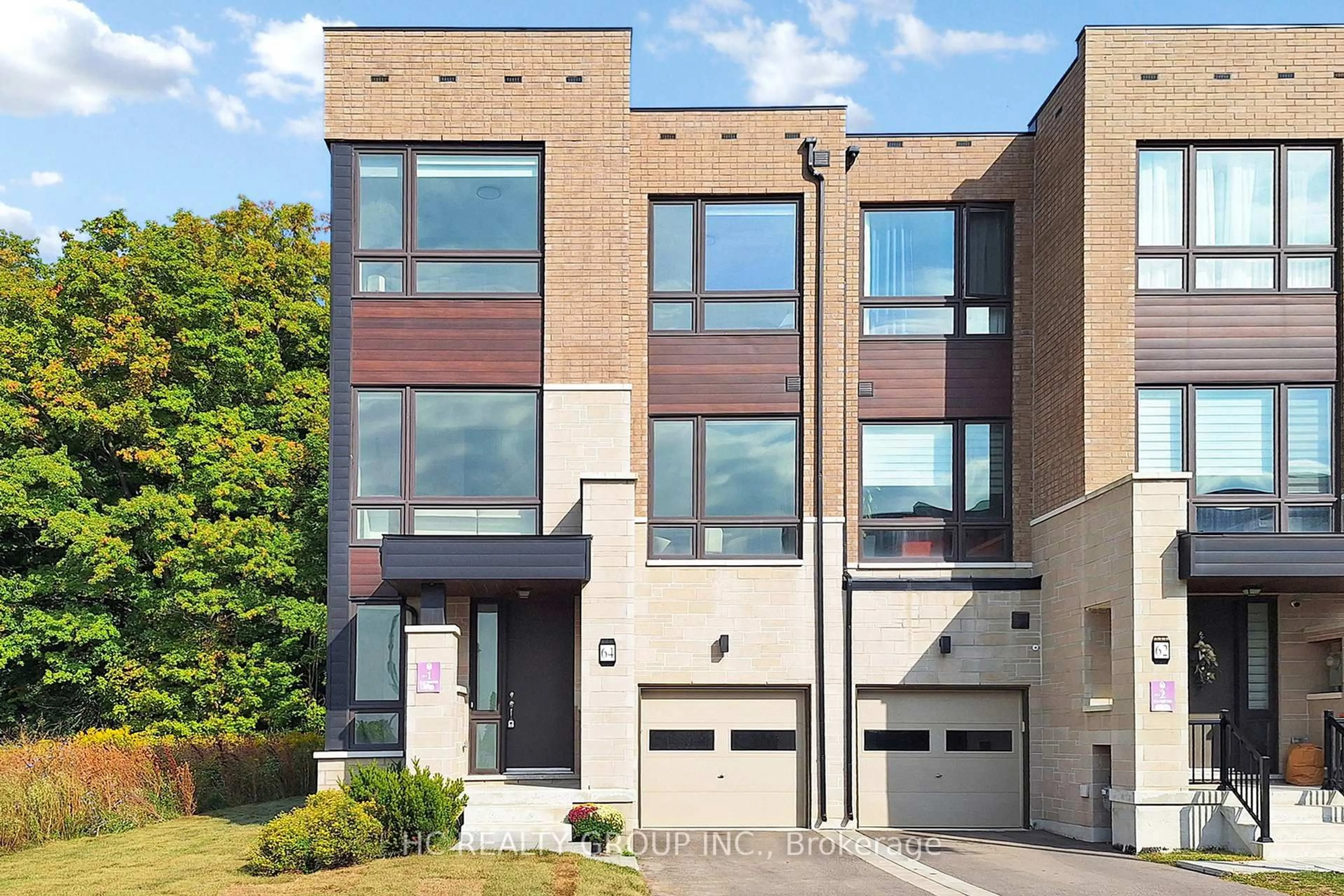 Home with brick exterior material, street for 64 La Tache Cres, Markham Ontario L6C 0Z6