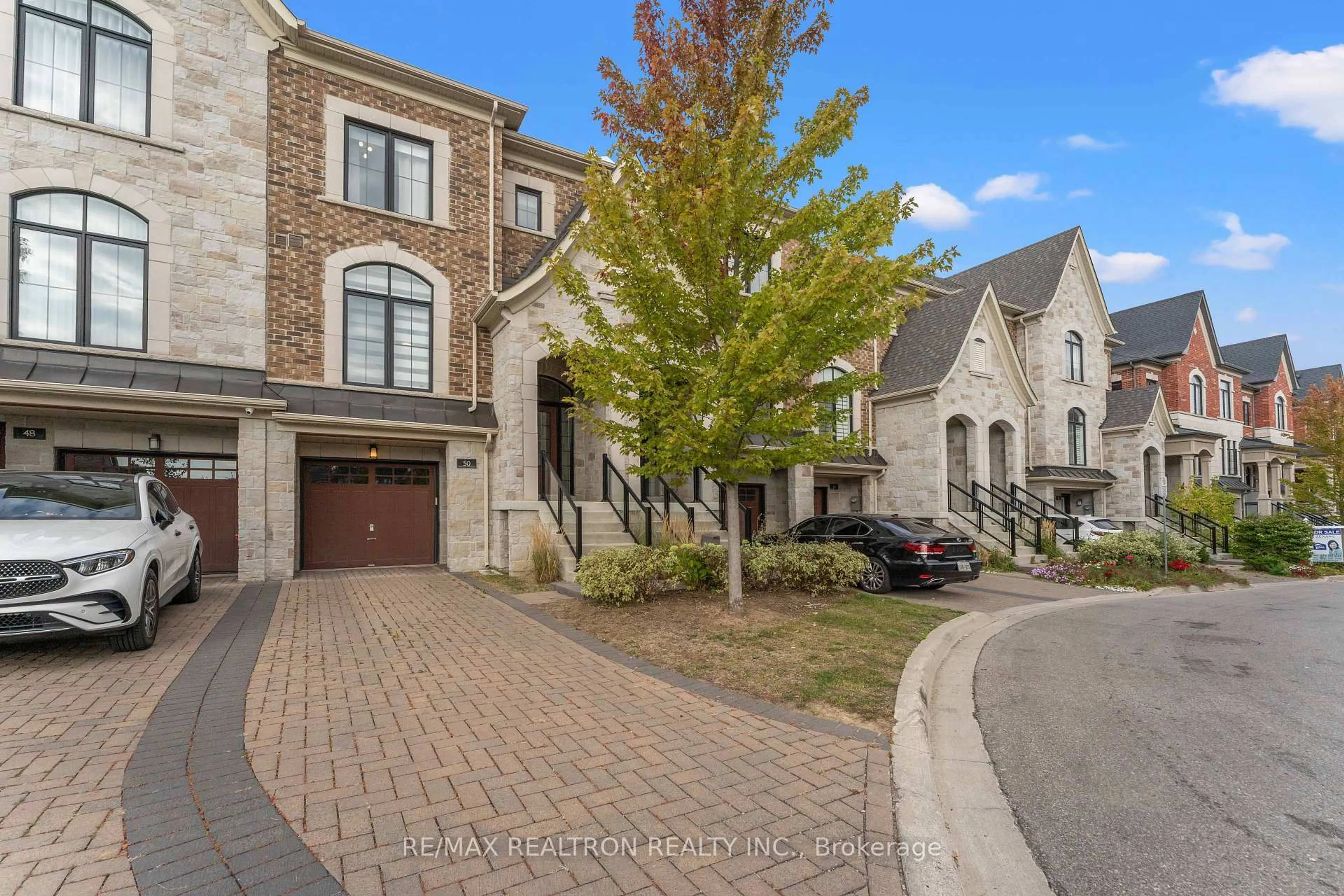 Home with brick exterior material, street for 50 Duncombe Lane, Richmond Hill Ontario L4C 6E5