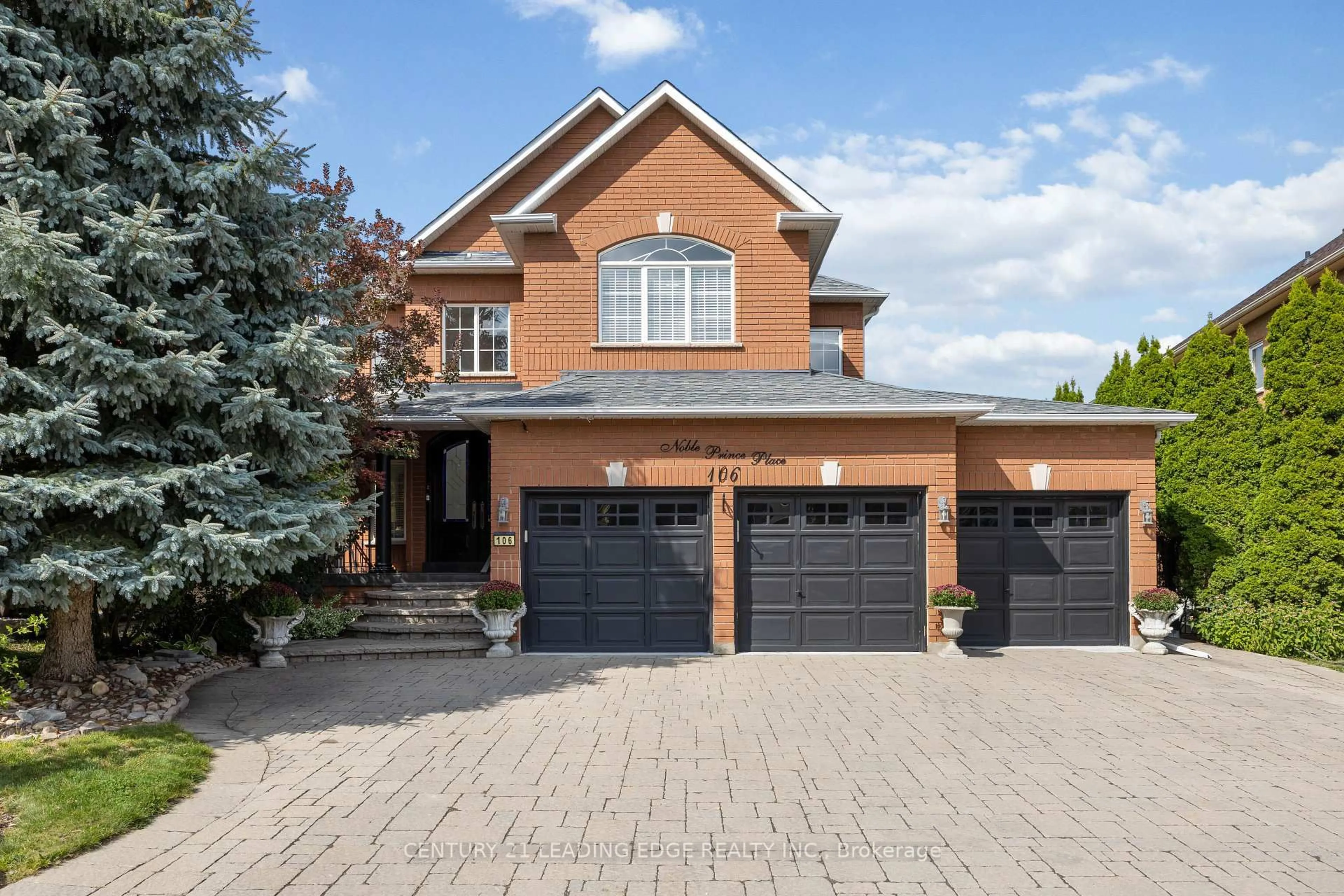 Home with brick exterior material, street for 106 Noble Prince Pl, Vaughan Ontario L4H 1T2