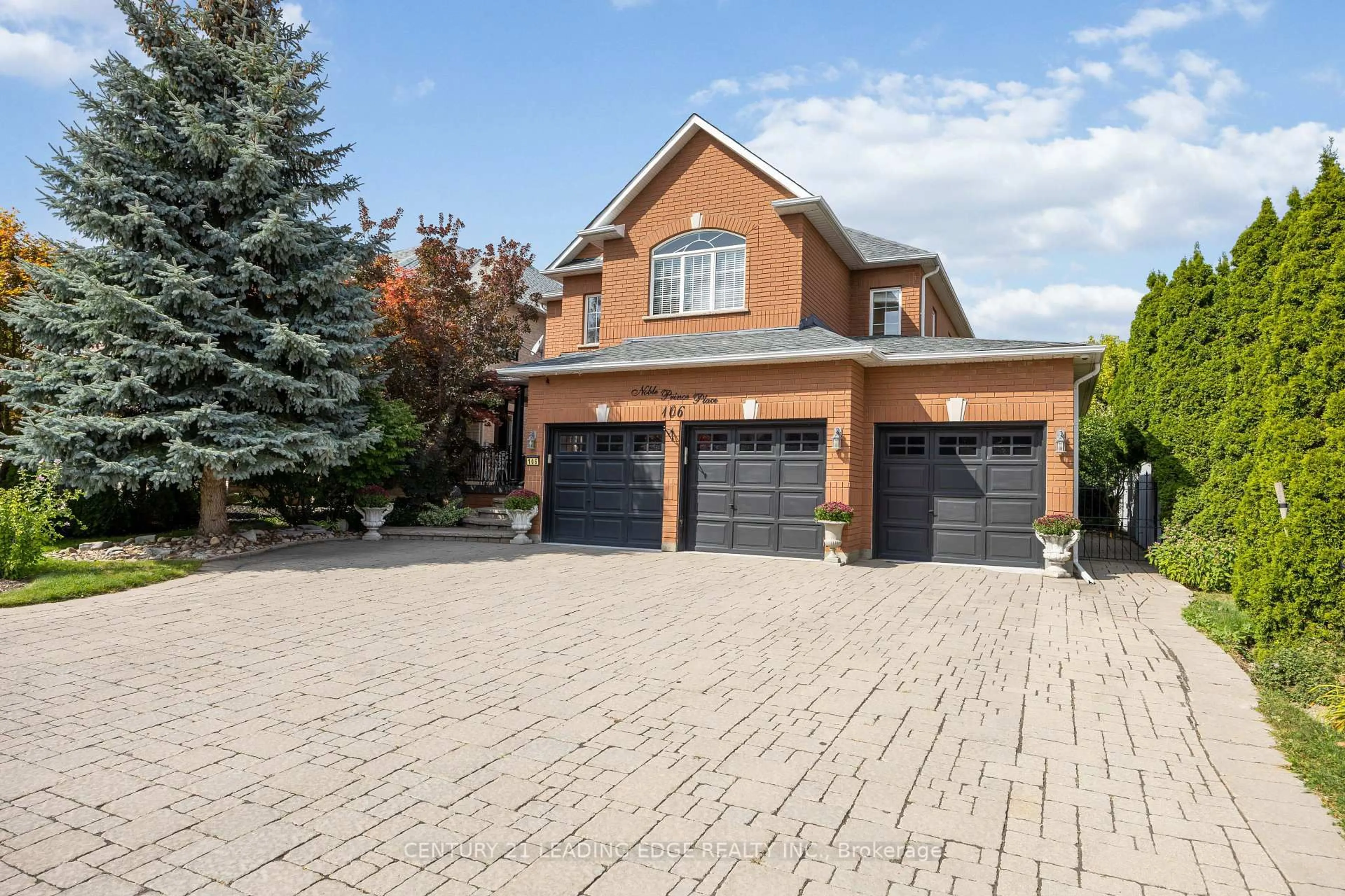 Home with brick exterior material, street for 106 Noble Prince Pl, Vaughan Ontario L4H 1T2