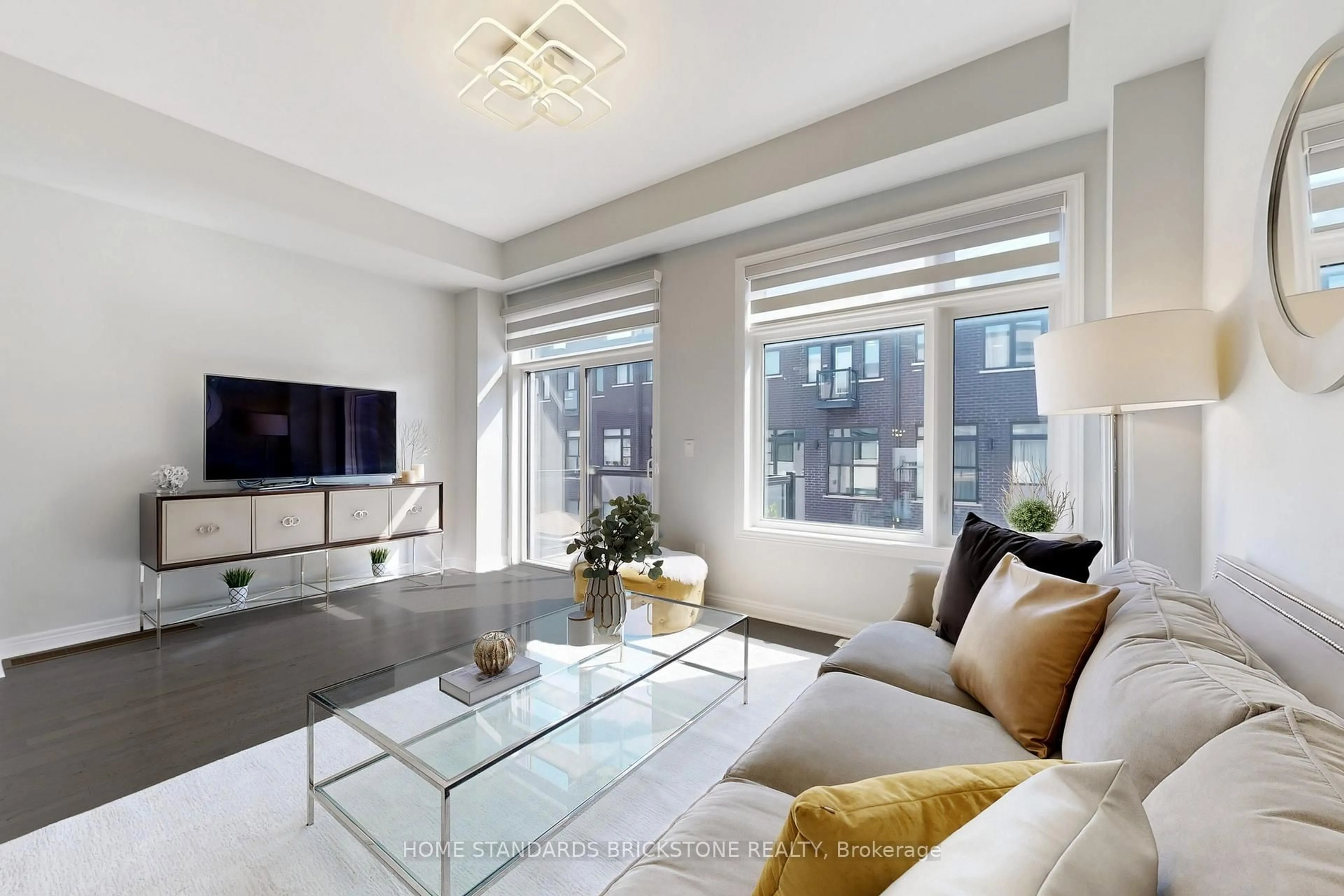 Living room with furniture, unknown for 67 Lebovic Campus Dr, Vaughan Ontario L6A 5A4