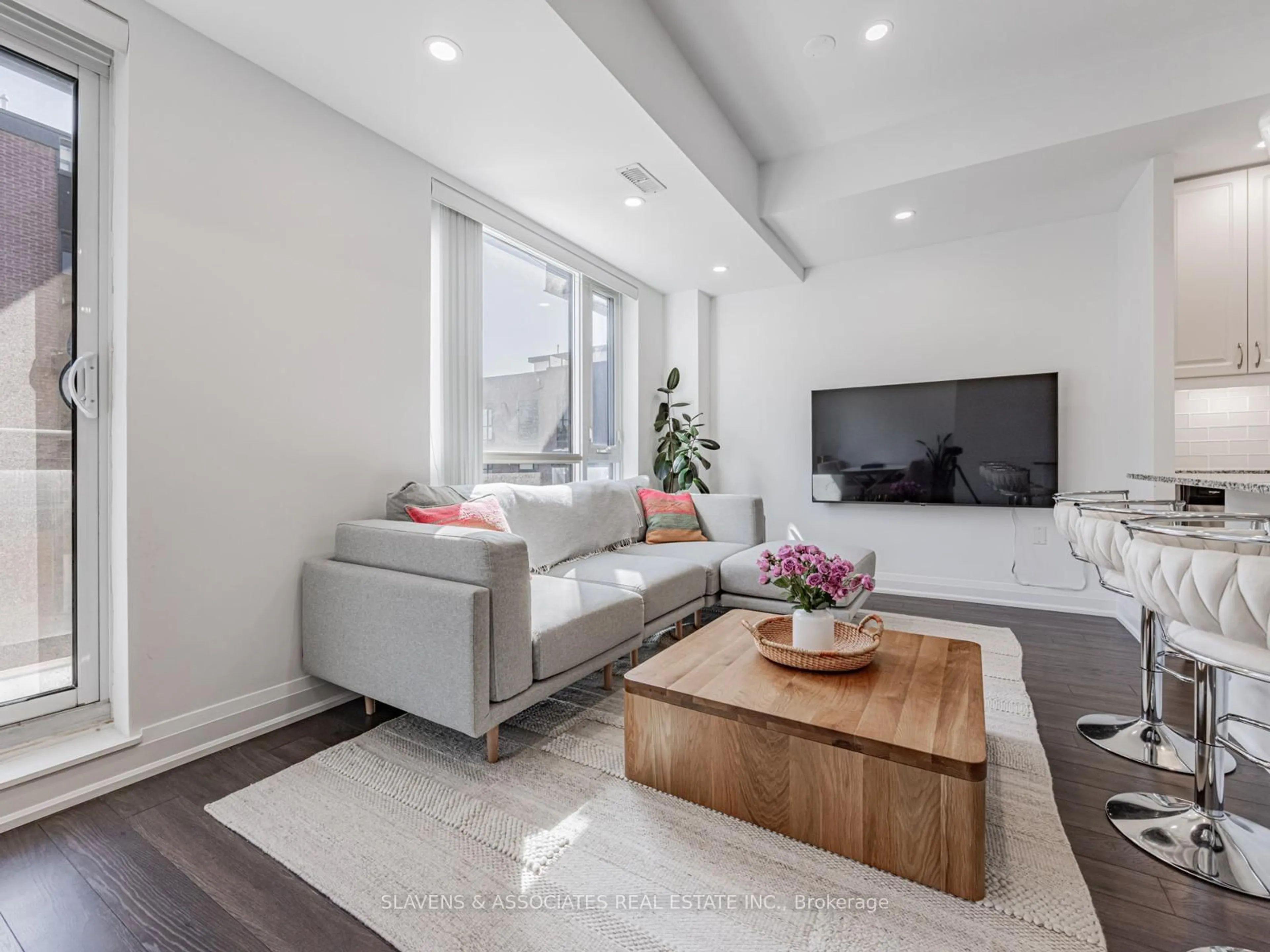 Living room with furniture, unknown for 5289 Highway 7 #D1203, Vaughan Ontario L4L 0J1