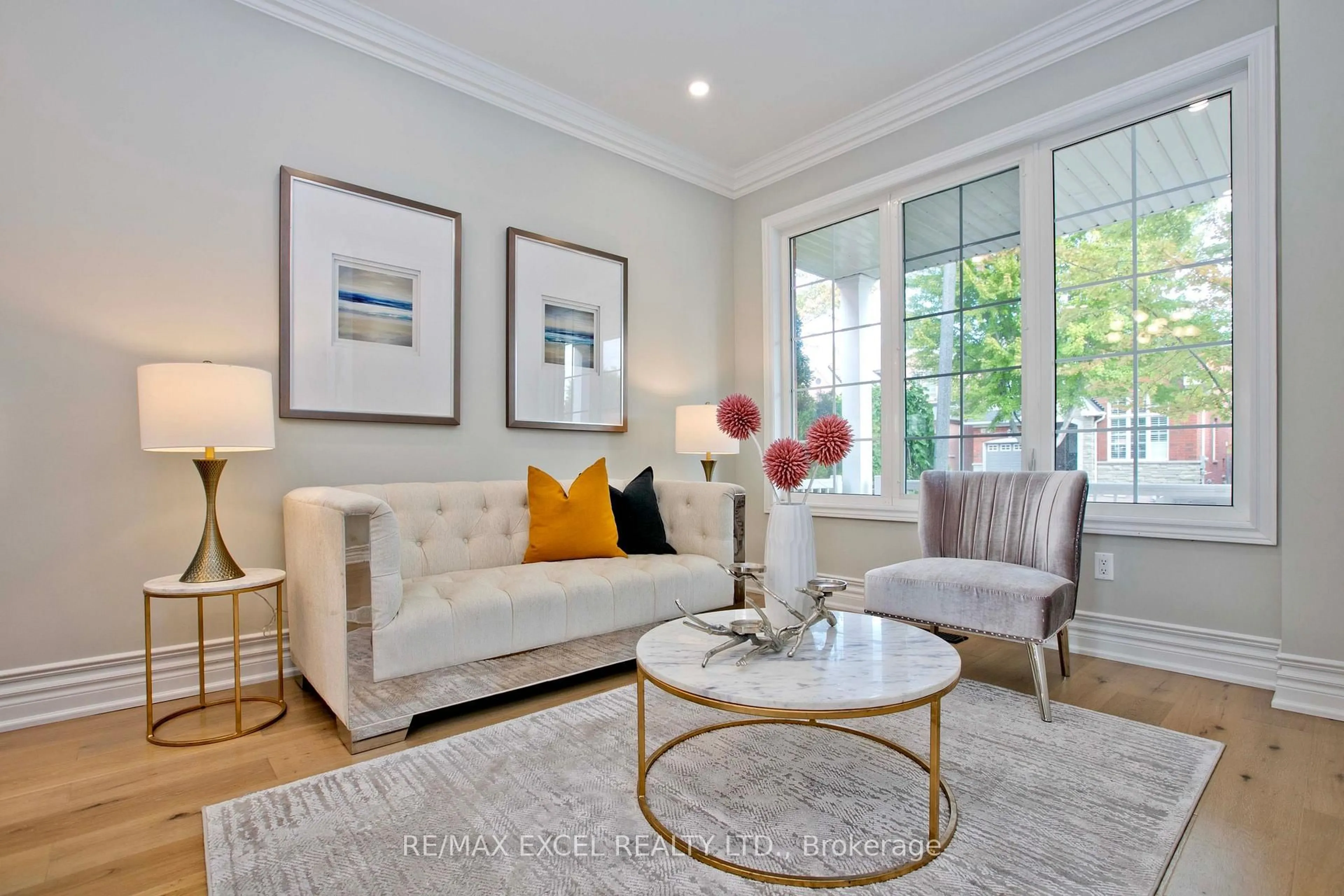 Living room with furniture, unknown for 45 Tidewater St, Markham Ontario L6E 2G7