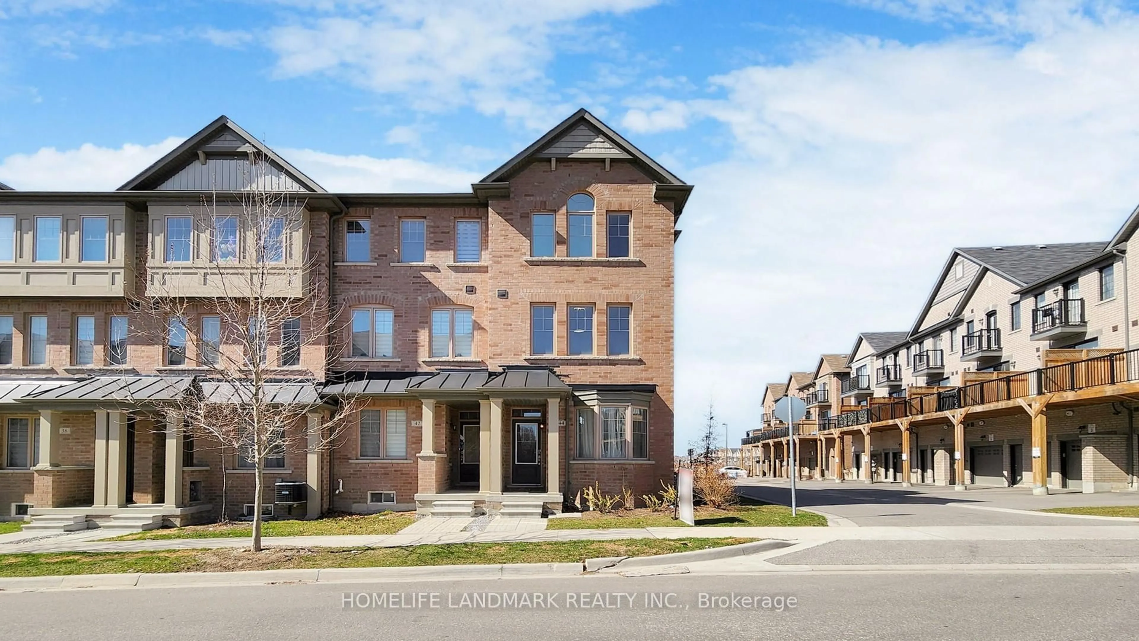 Home with brick exterior material, street for 44 Robert Joffre Leet Ave, Markham Ontario L6B 0V2