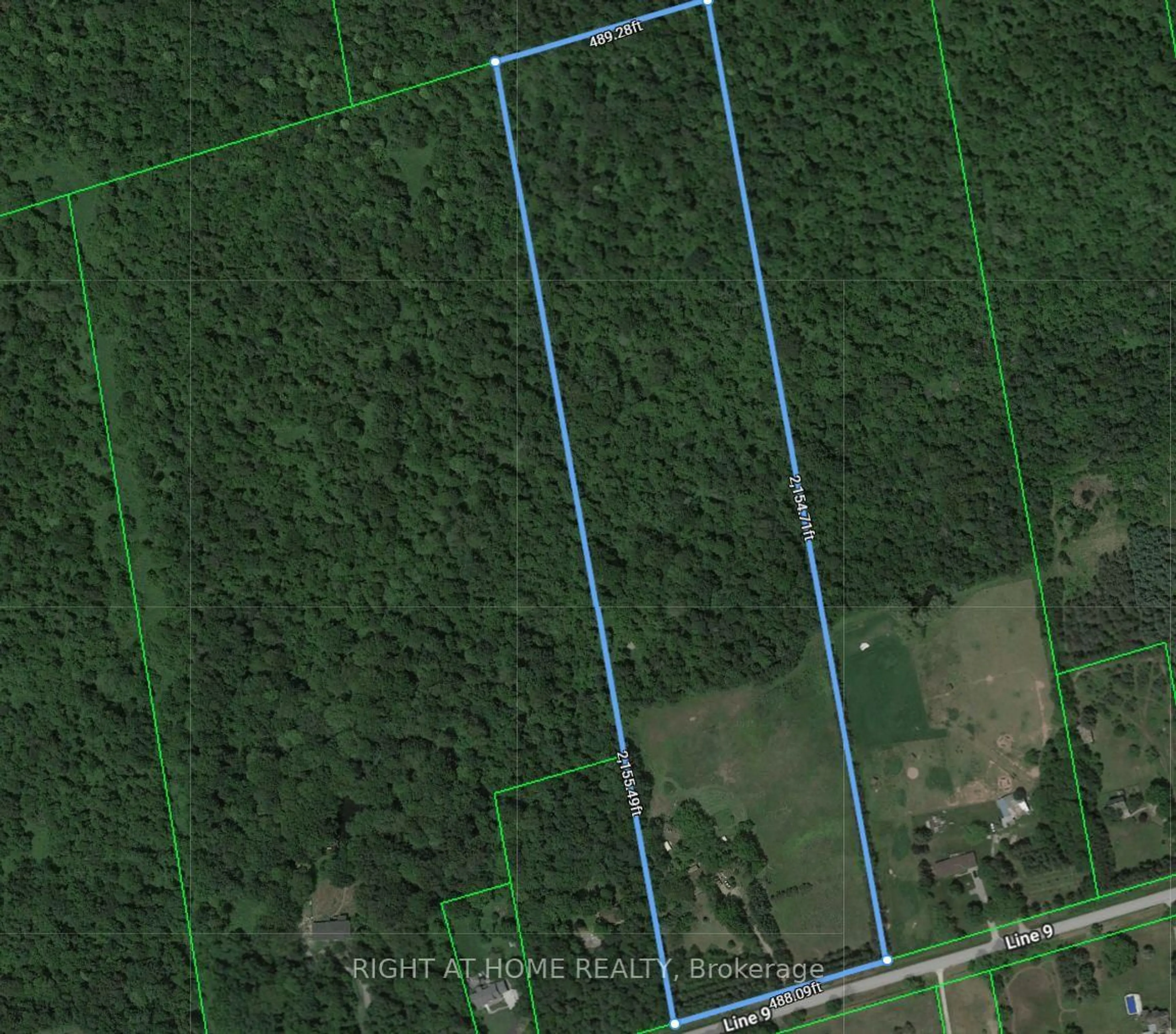A pic from outside/outdoor area/front of a property/back of a property/a pic from drone, forest/trees view for 6920 9th Line, New Tecumseth Ontario L0G 1A0