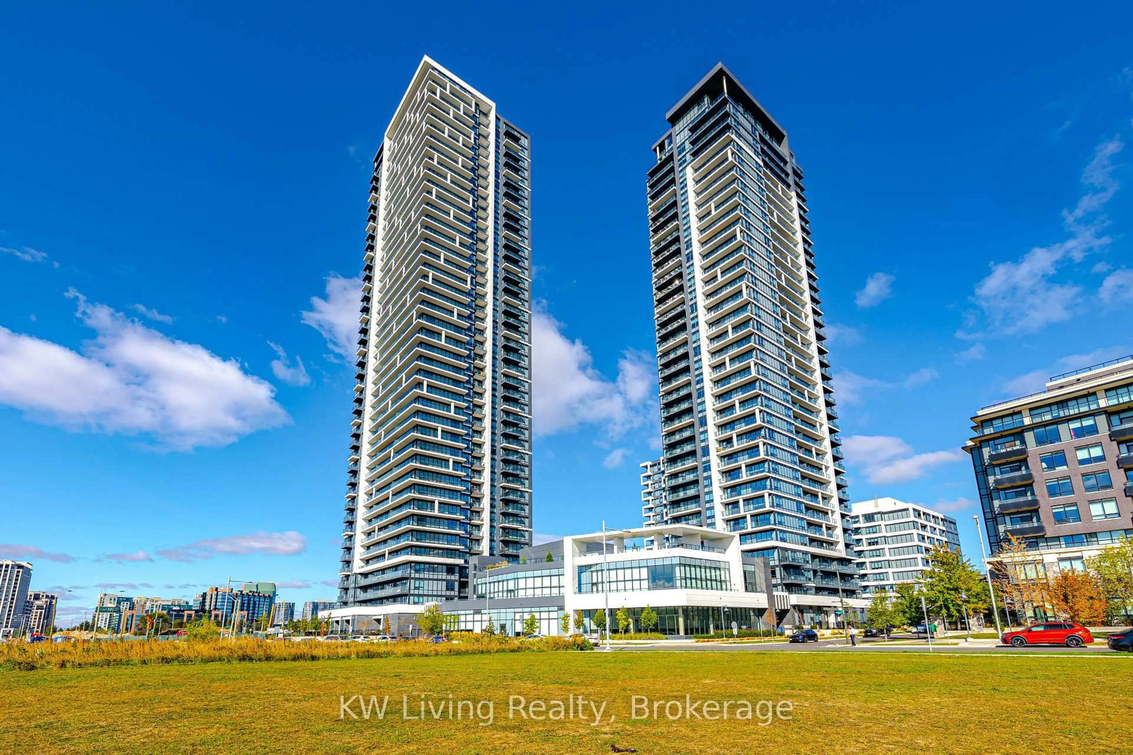 A pic from outside/outdoor area/front of a property/back of a property/a pic from drone, building for 8 Water Walk Dr #2610, Markham Ontario L3R 6L4