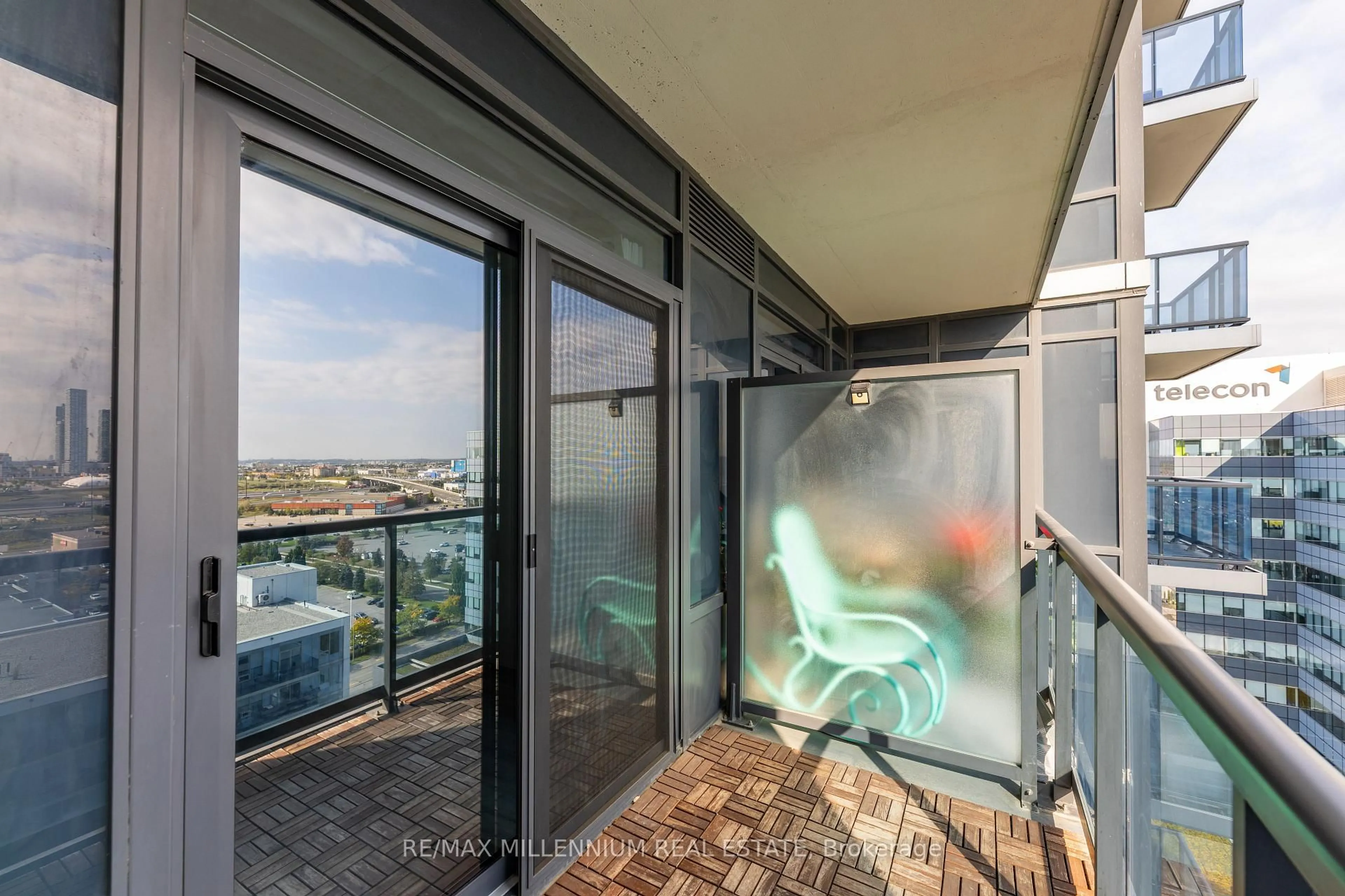 Balcony in the apartment, water/lake/river/ocean view for 3700 Highway 7 Rd #1401, Vaughan Ontario L4L 0G3