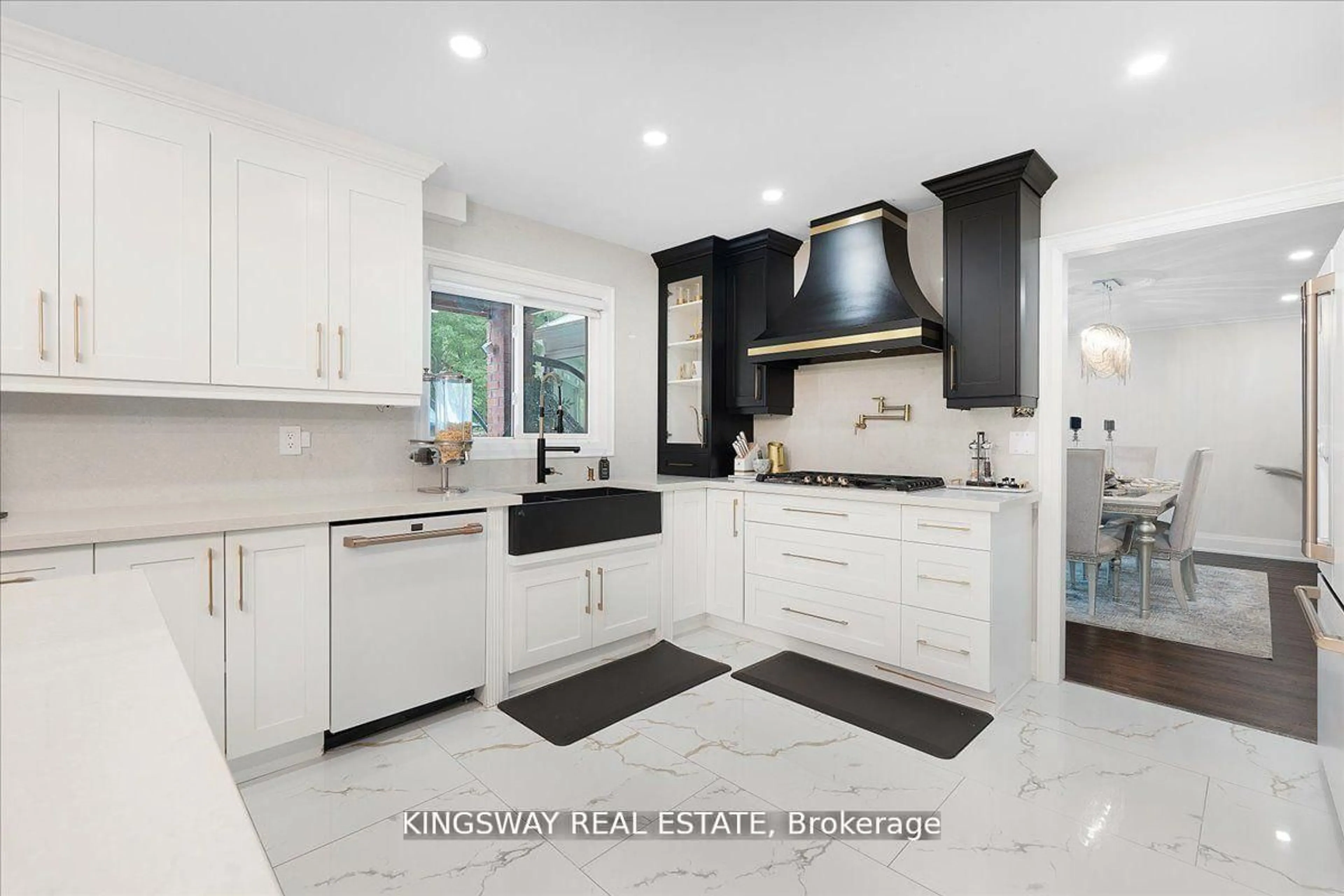 Contemporary kitchen, ceramic/tile floor for 265 Wycliffe Ave, Vaughan Ontario L4L 3N7