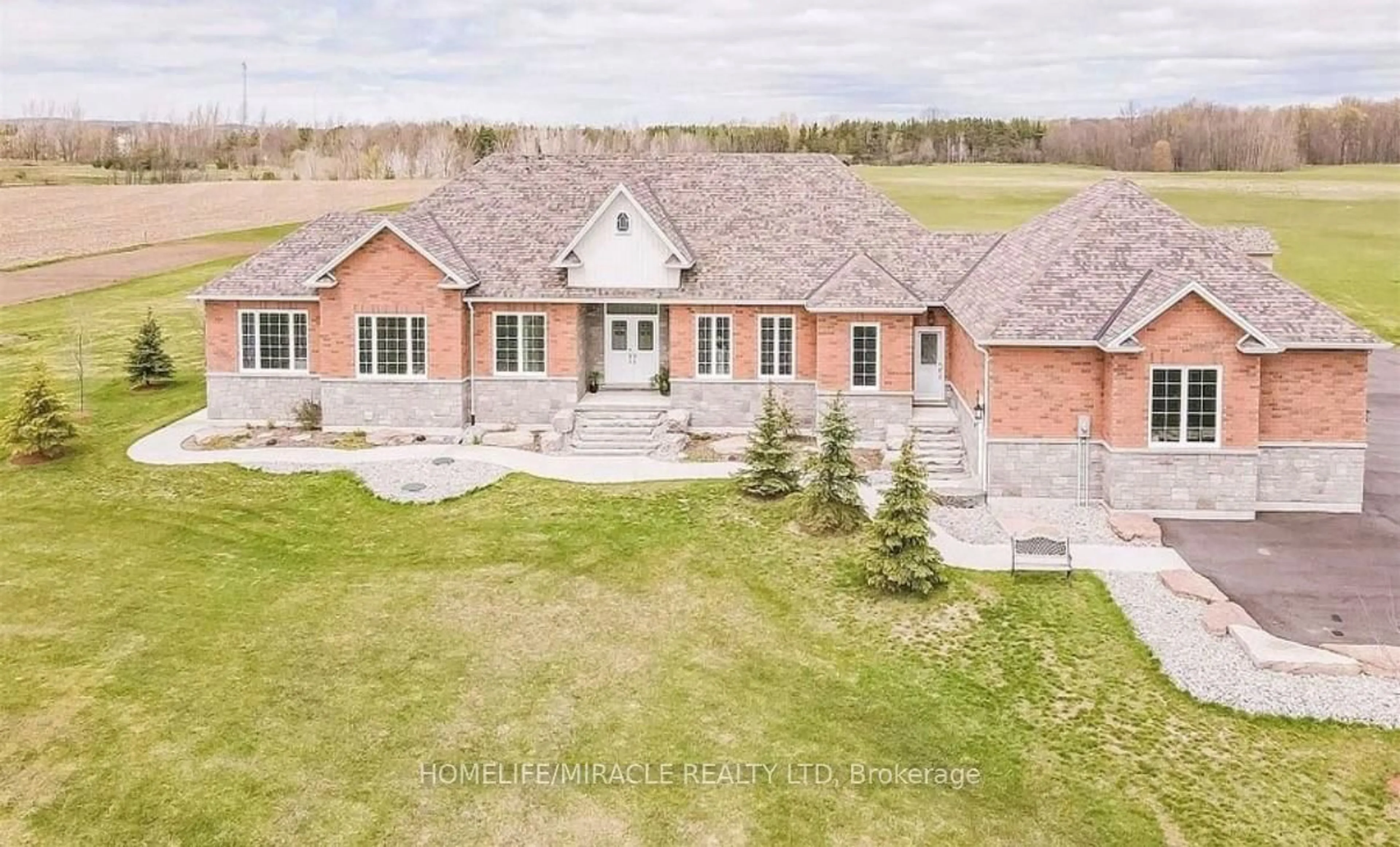 A pic from outside/outdoor area/front of a property/back of a property/a pic from drone, building for 8480 Simcoe County Rd #1, Adjala-Tosorontio Ontario L0G 1L0