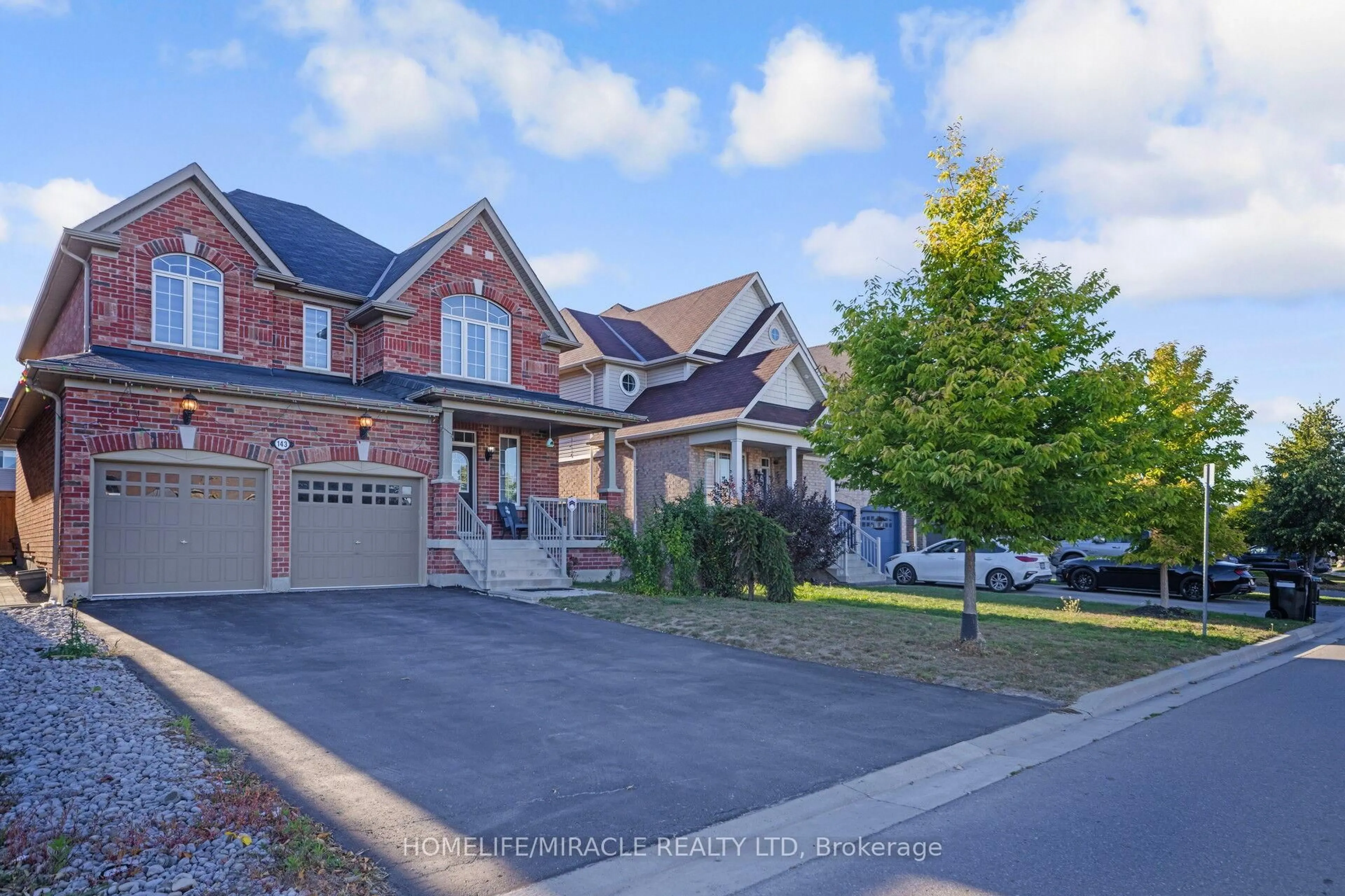 Home with brick exterior material, street for 143 Mcgahey St, New Tecumseth Ontario L0G 1W0