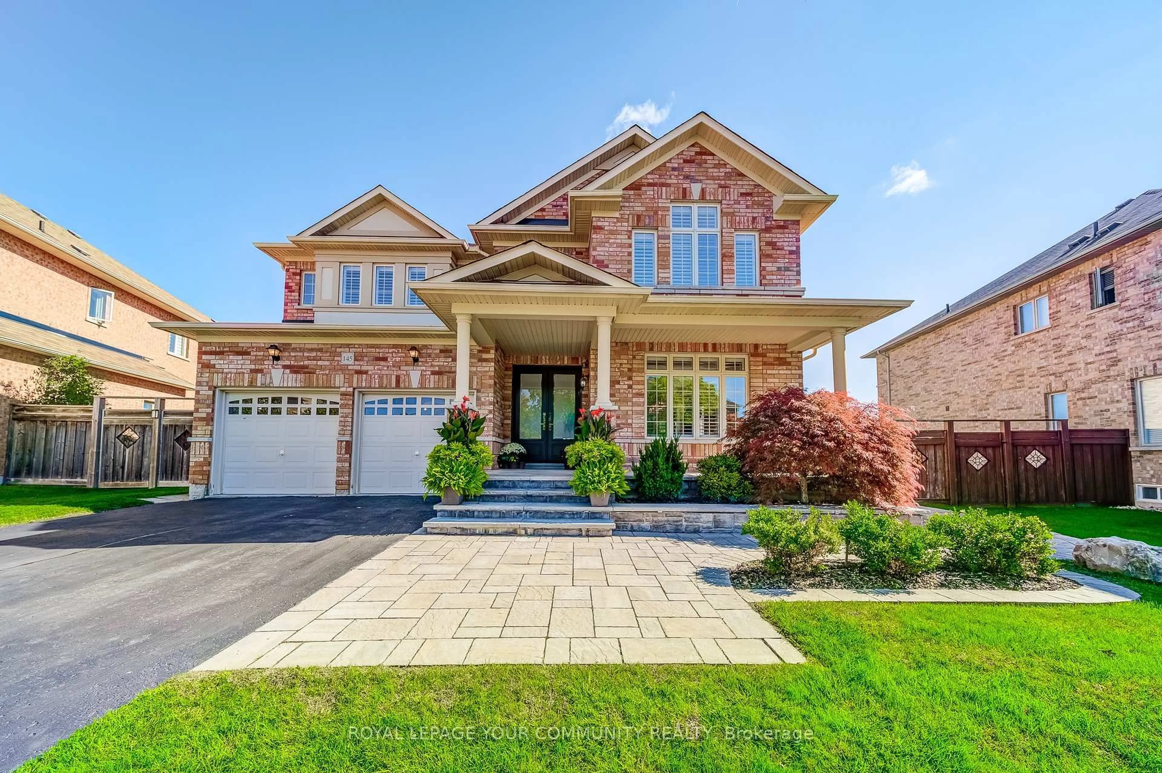 Home with brick exterior material, street for 145 Tonner Cres, Aurora Ontario L4G 0G8