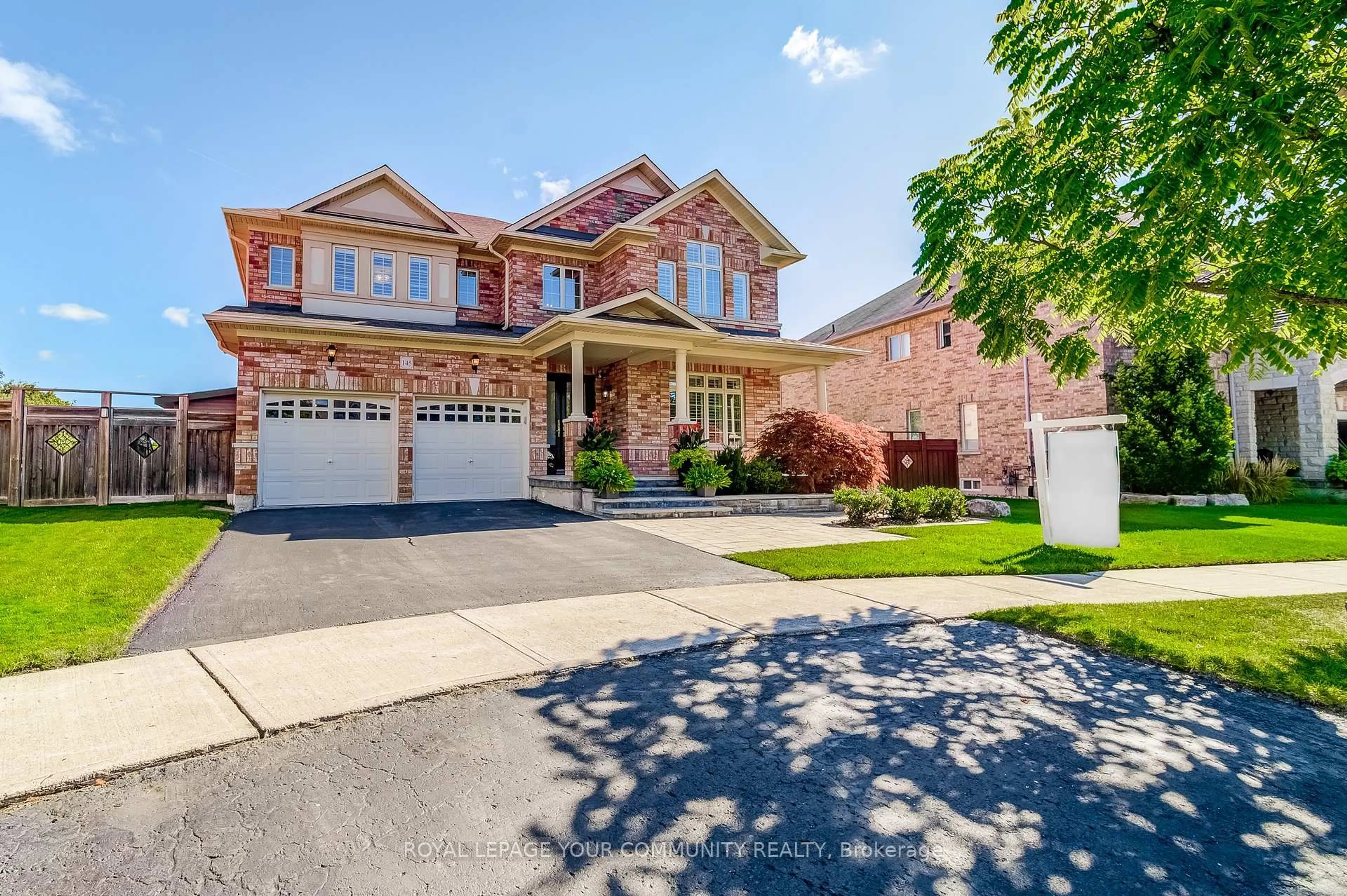 Home with brick exterior material, street for 145 Tonner Cres, Aurora Ontario L4G 0G8