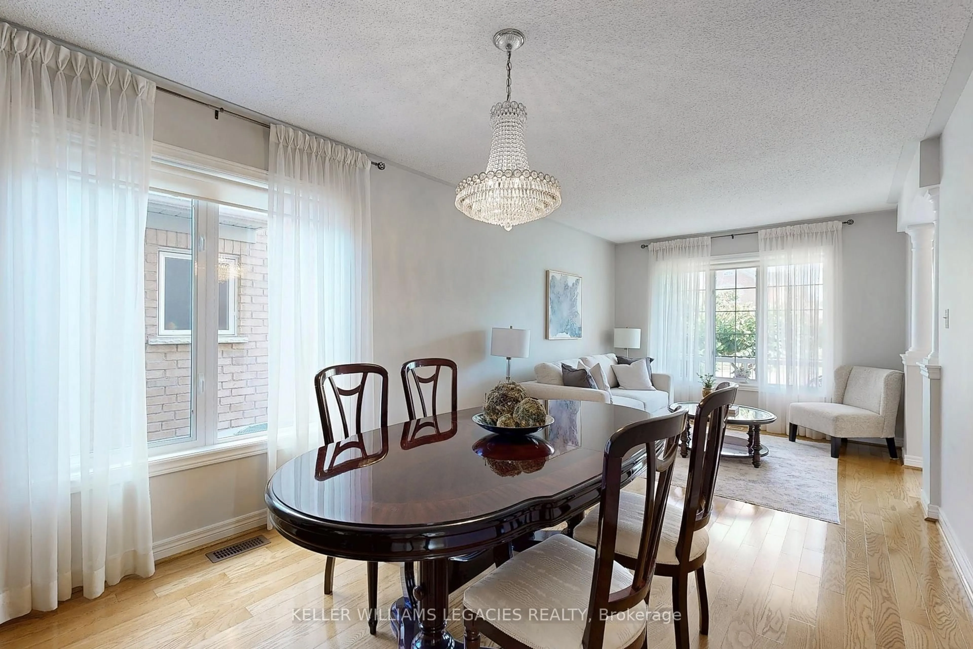 Dining room, wood/laminate floor for 304 Maria Antonia Rd, Vaughan Ontario L4H 2Z1