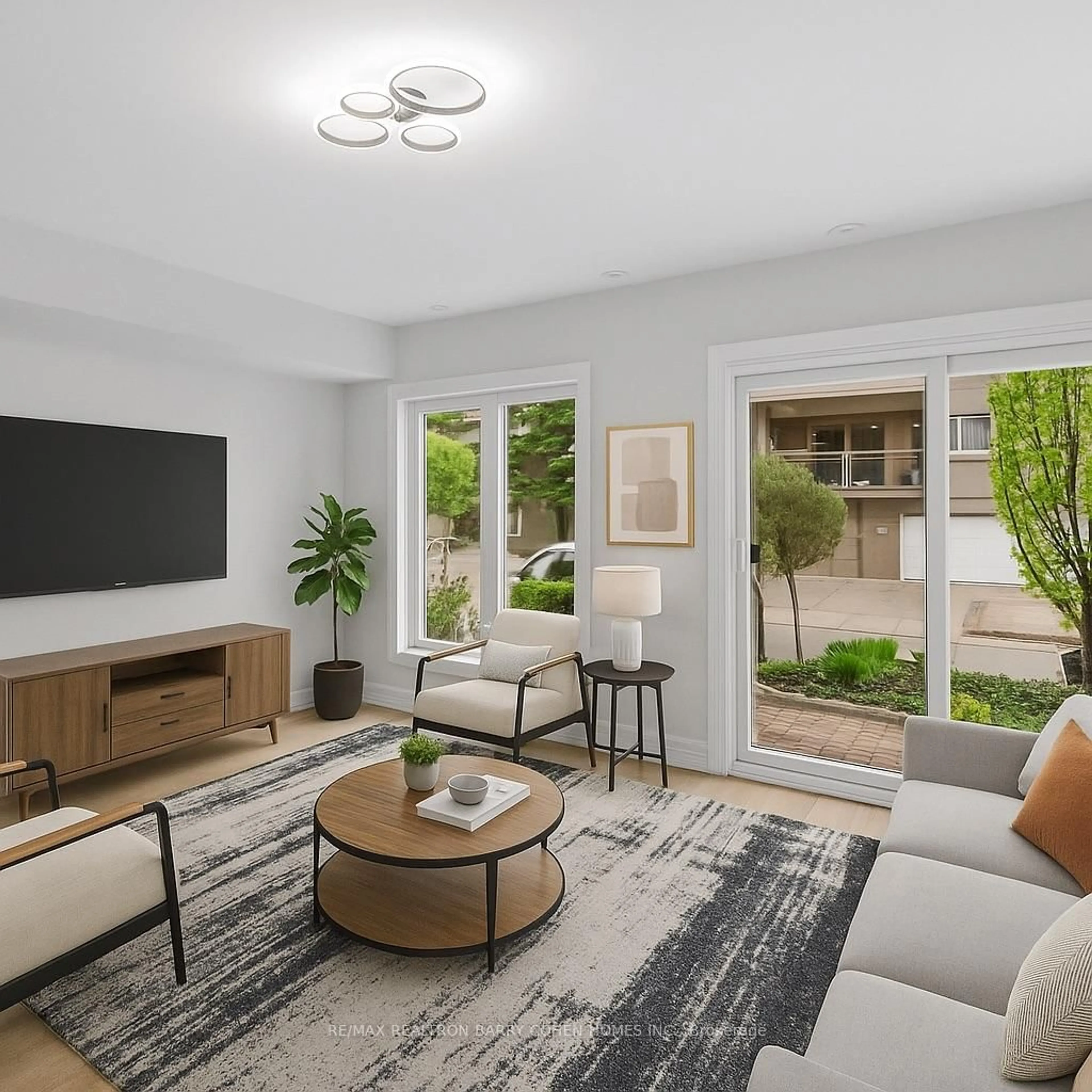 Living room with furniture, unknown for 21 Galleria Pkwy, Markham Ontario L3T 0A4